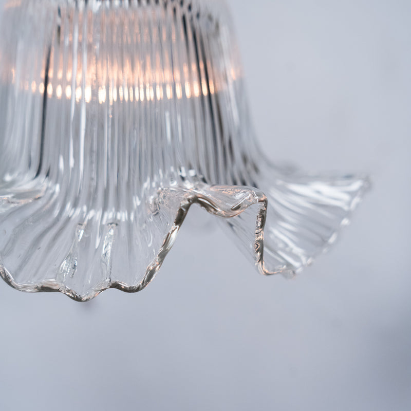 textured glass sconces | Scott Landon Antiques and Interiors.