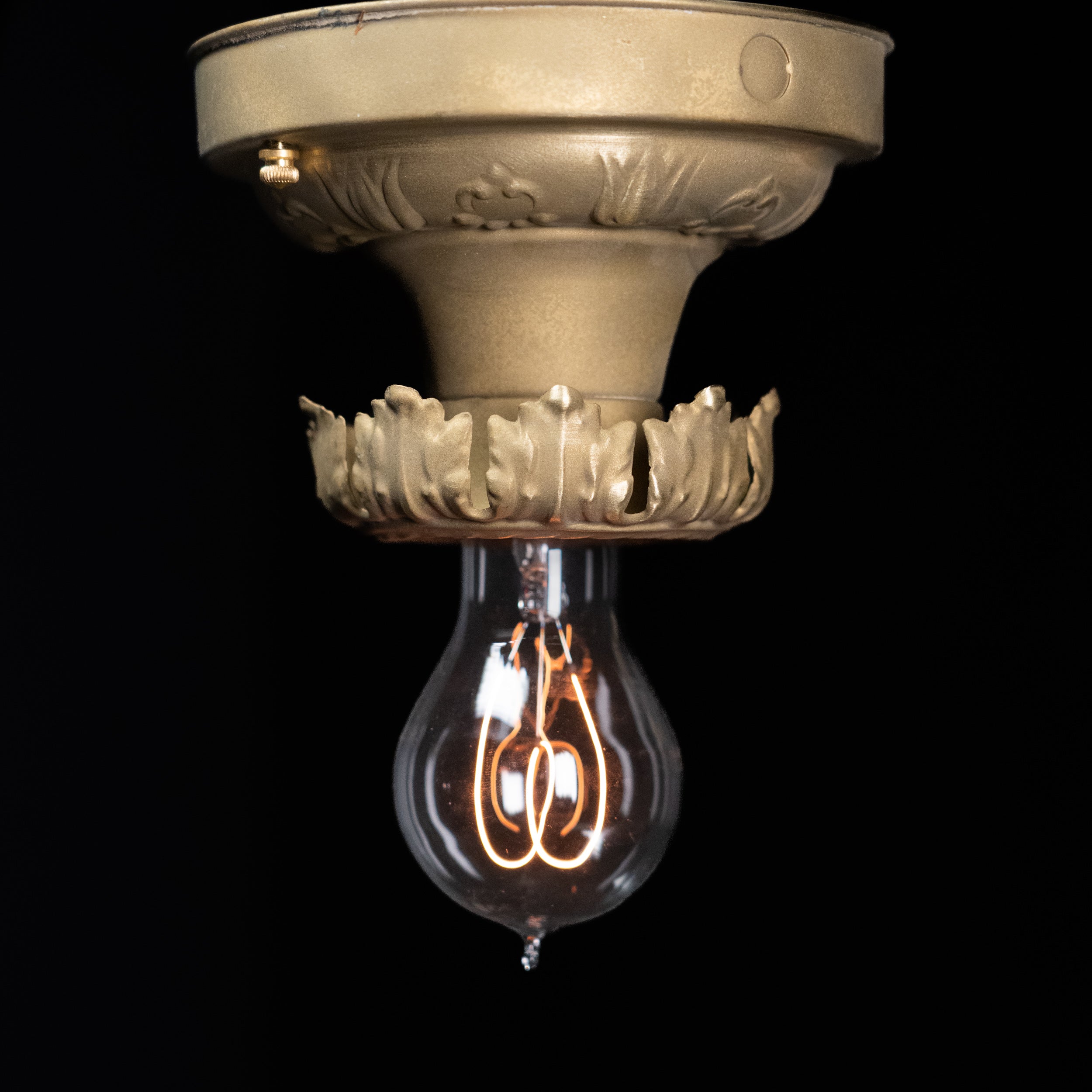 brass flush mounts | Scott Landon Antiques and Interiors.