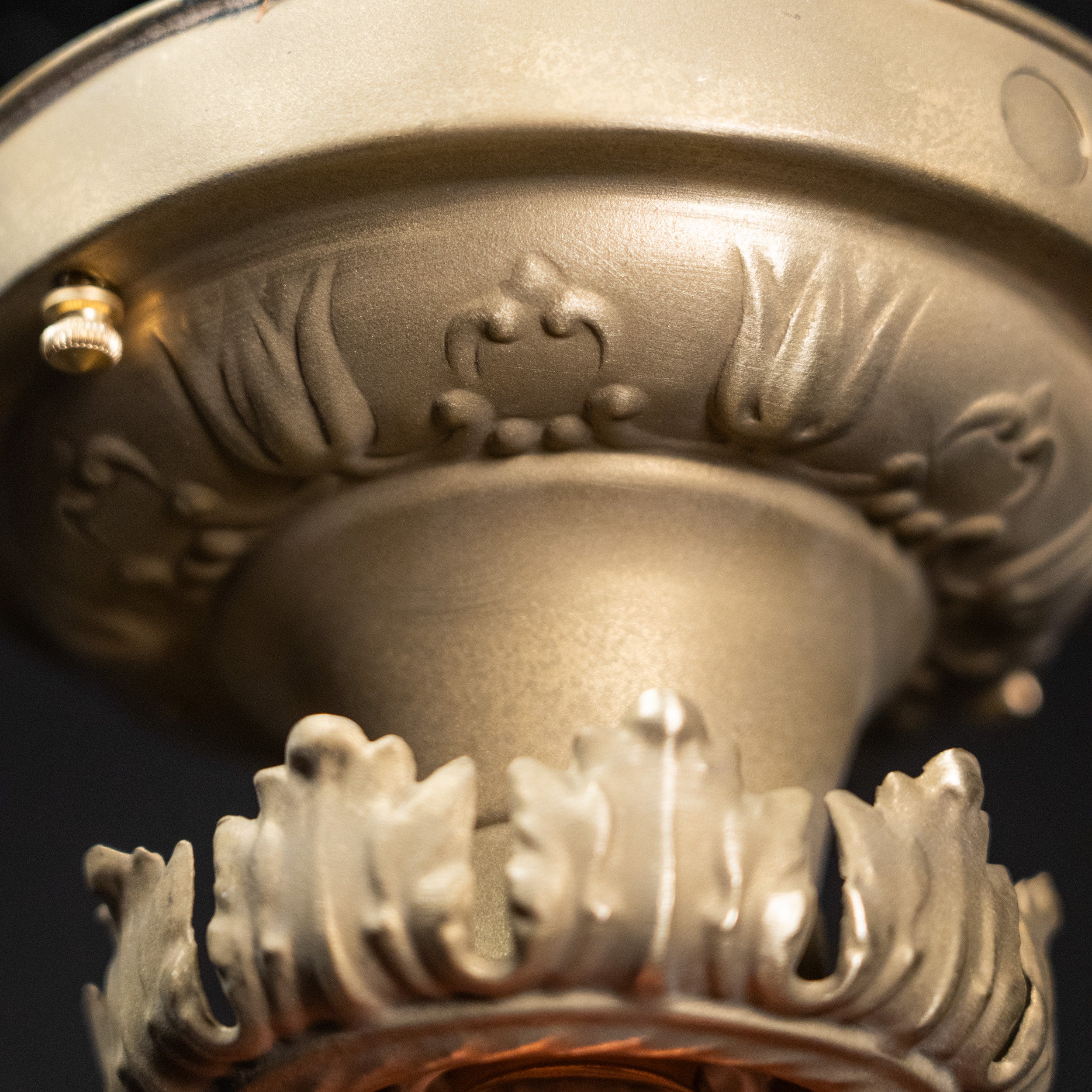 brass flush mounts | Scott Landon Antiques and Interiors.