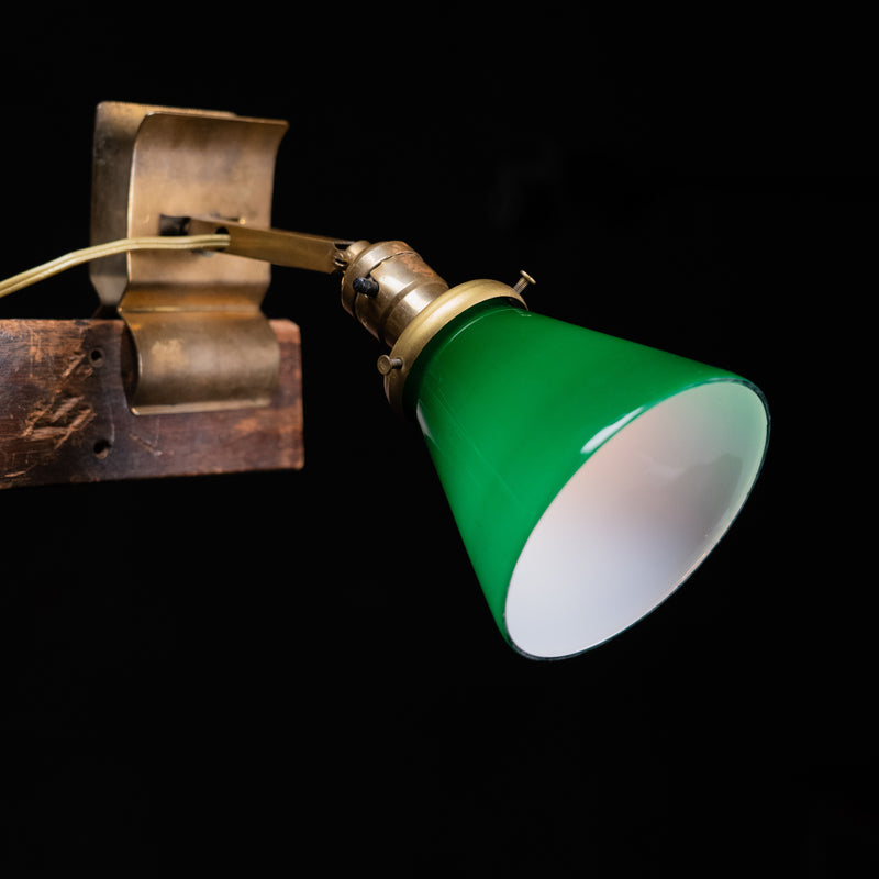 brass clip on lamp | Scott Landon Antiques and Interiors.