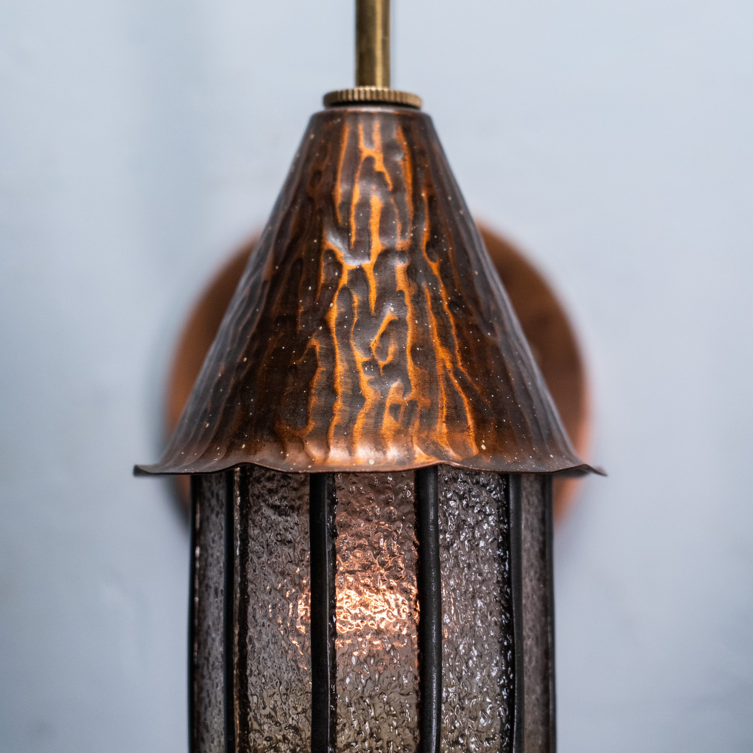 copper and brass sconces | Scott Landon Antiques and Interiors.