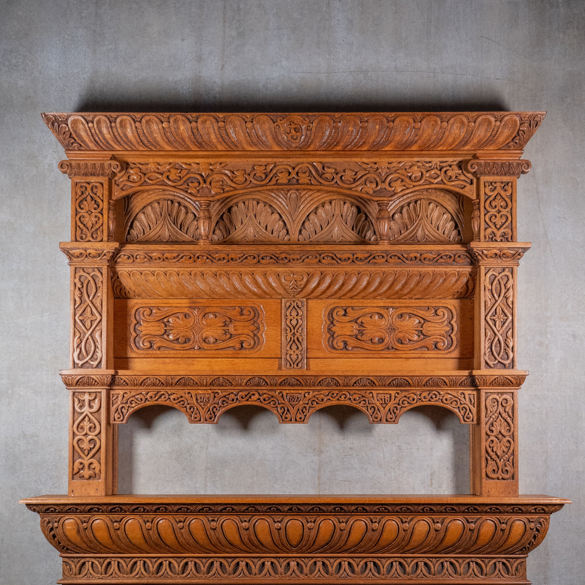 carved mantle | Scott Landon Antiques and Interiors.
