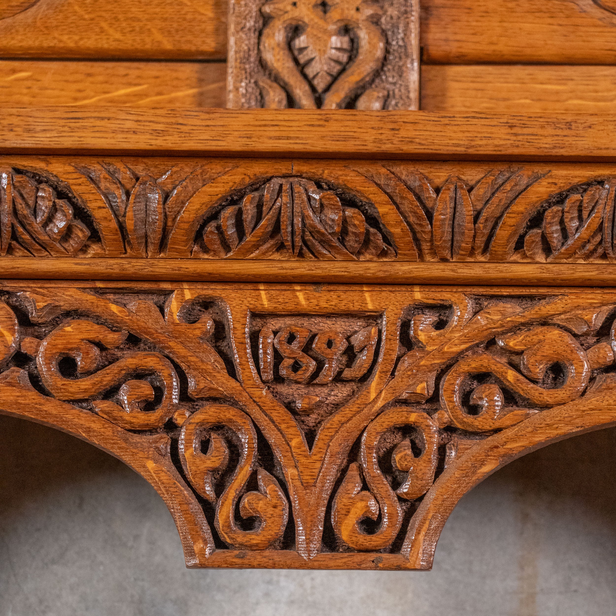 carved mantle | Scott Landon Antiques and Interiors.