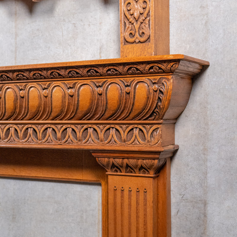 carved mantle | Scott Landon Antiques and Interiors.