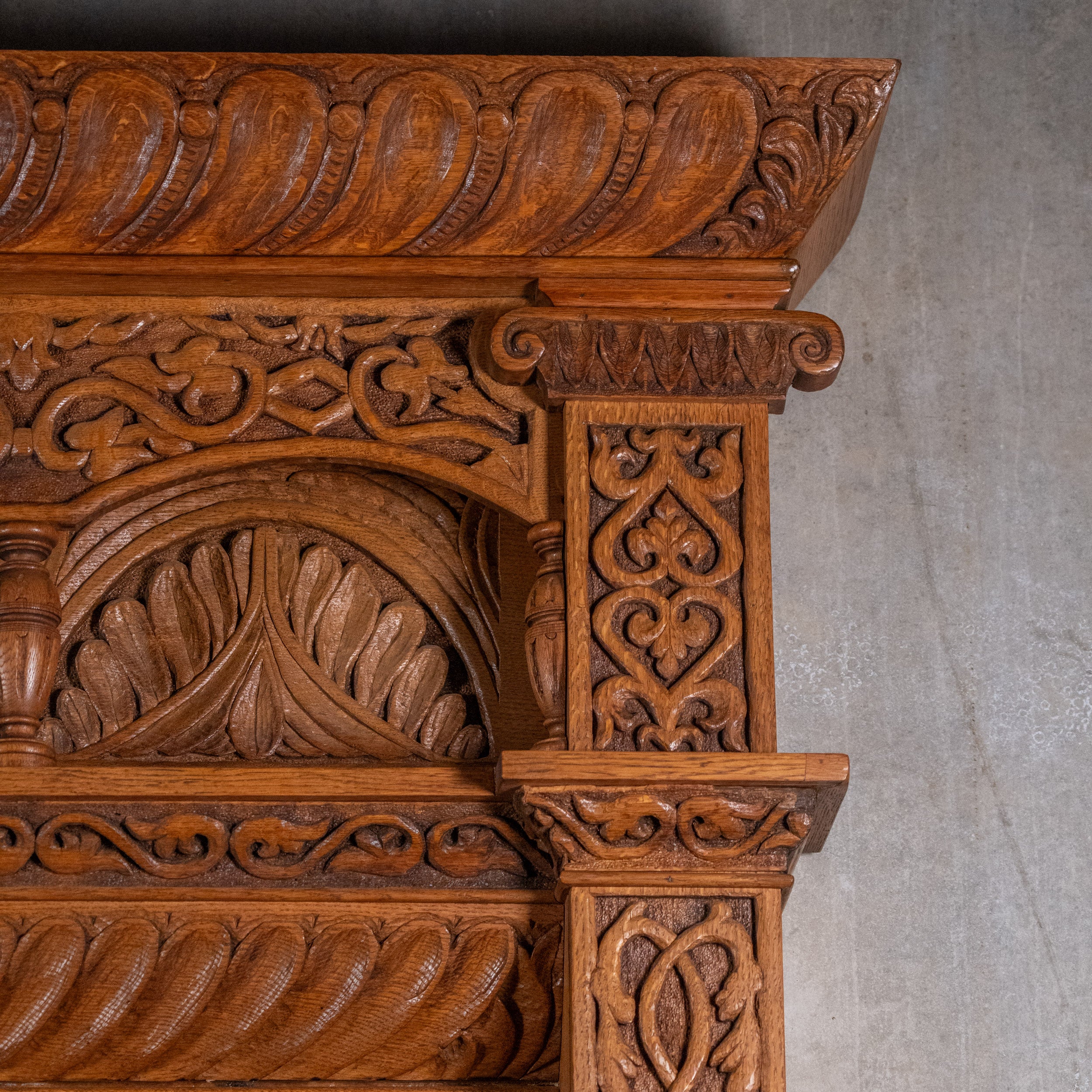carved mantle | Scott Landon Antiques and Interiors.