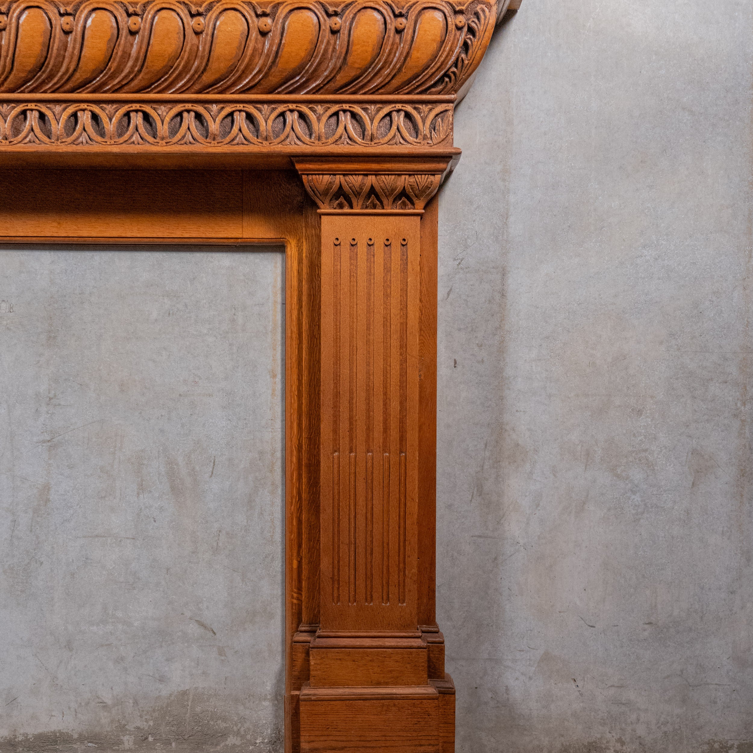 carved mantle | Scott Landon Antiques and Interiors.