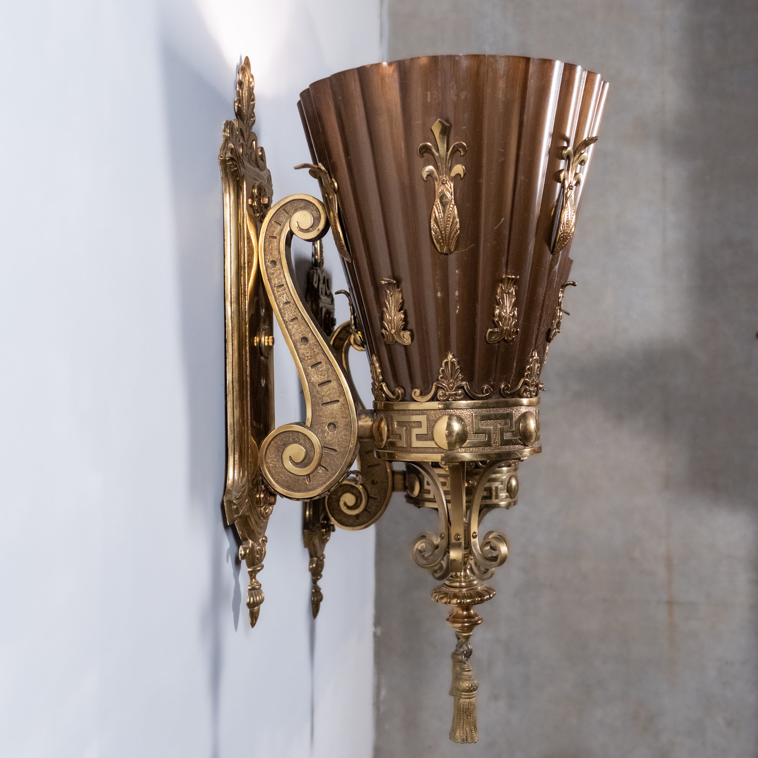 bank lights | Scott Landon Antiques and Interiors.