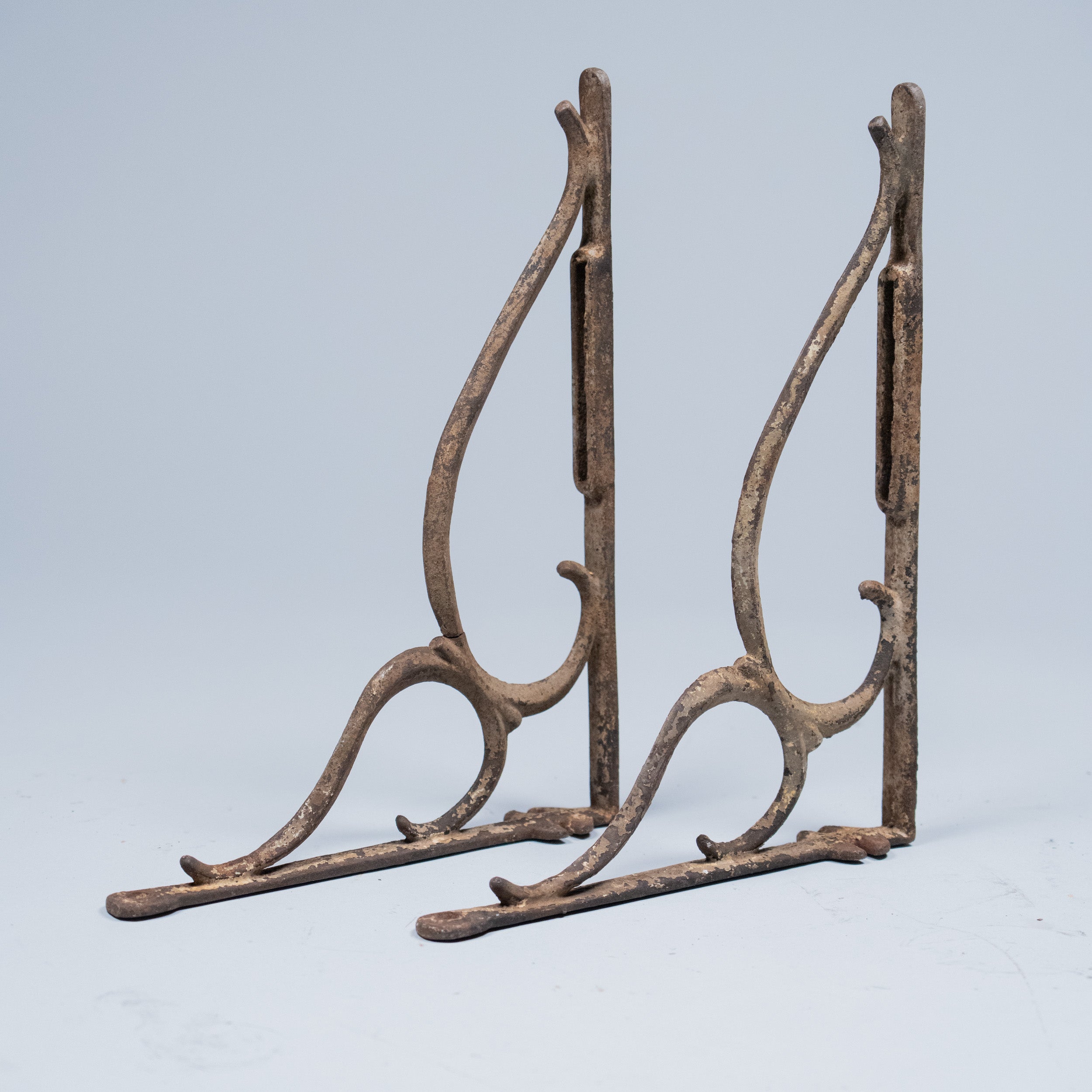1910 Cast Iron Shelf Brackets