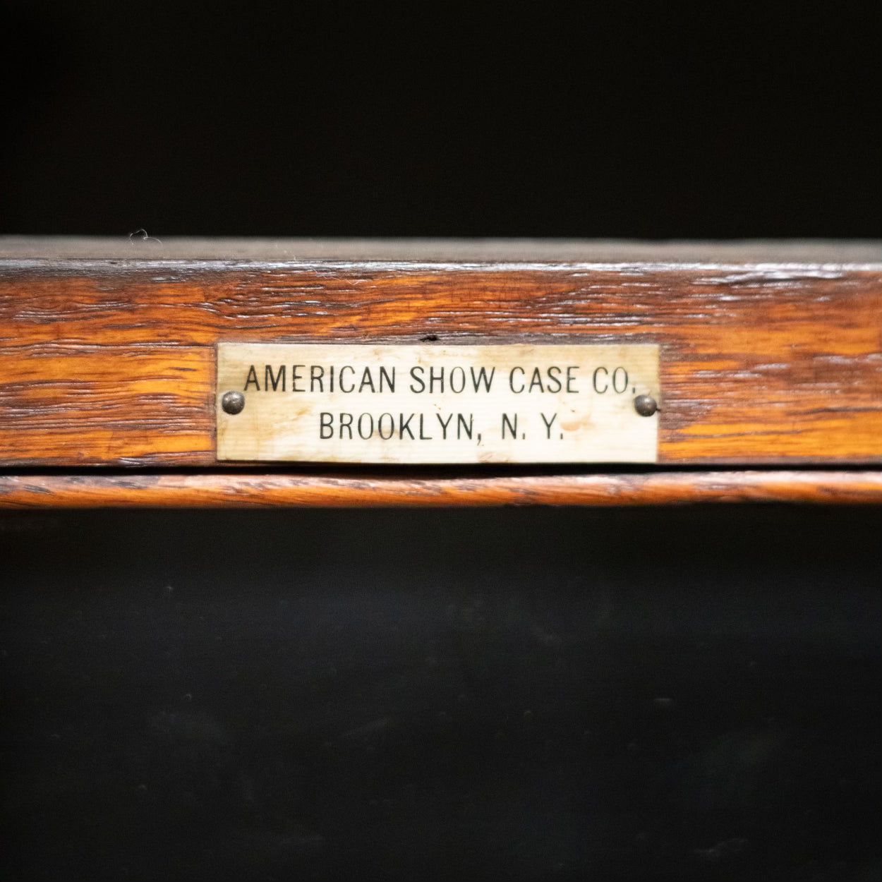 C 1900 Mercantile Copper Display Case