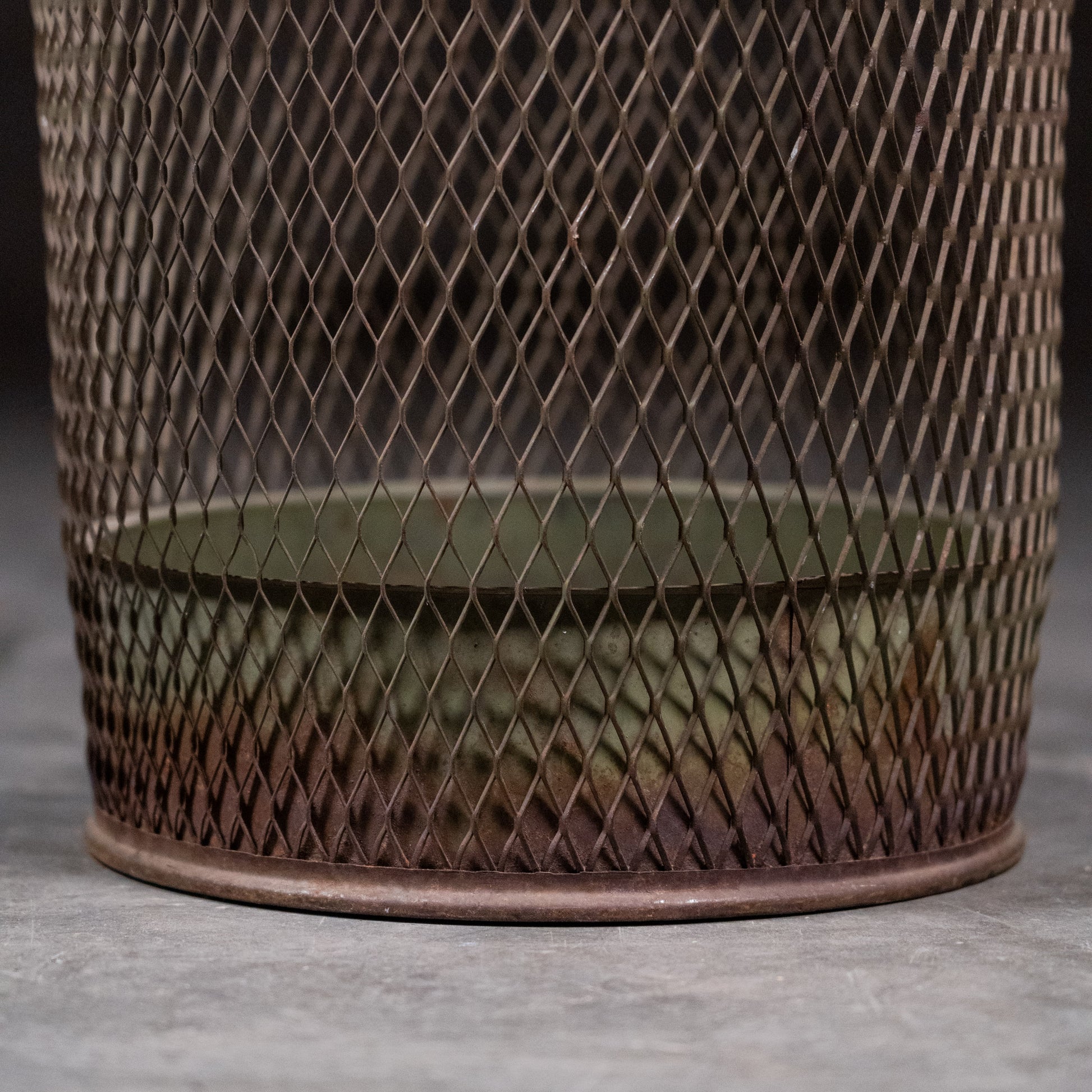 small trash bin | Scott Landon Antiques and Interiors.