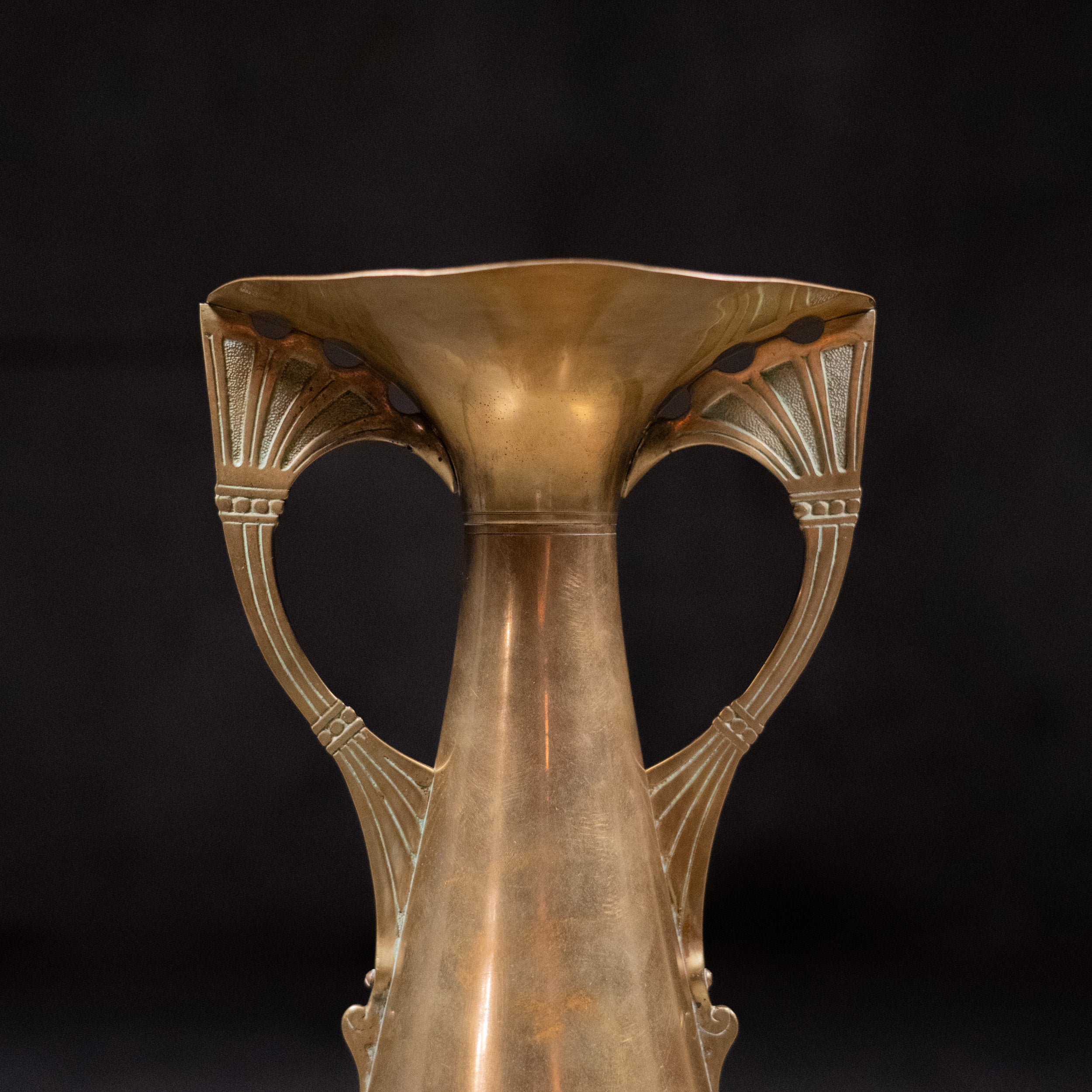 brass vases | Scott Landon Antiques and Interiors.