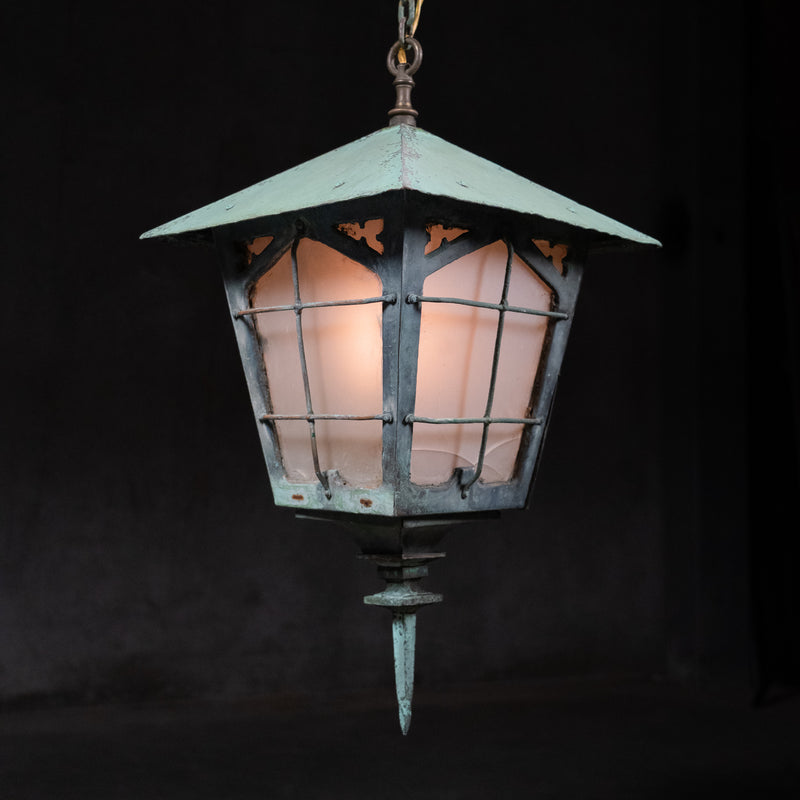copper lantern pendant | Scott Landon Antiques and Interiors.