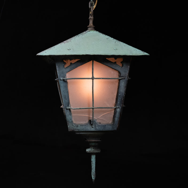 copper lantern pendant | Scott Landon Antiques and Interiors.