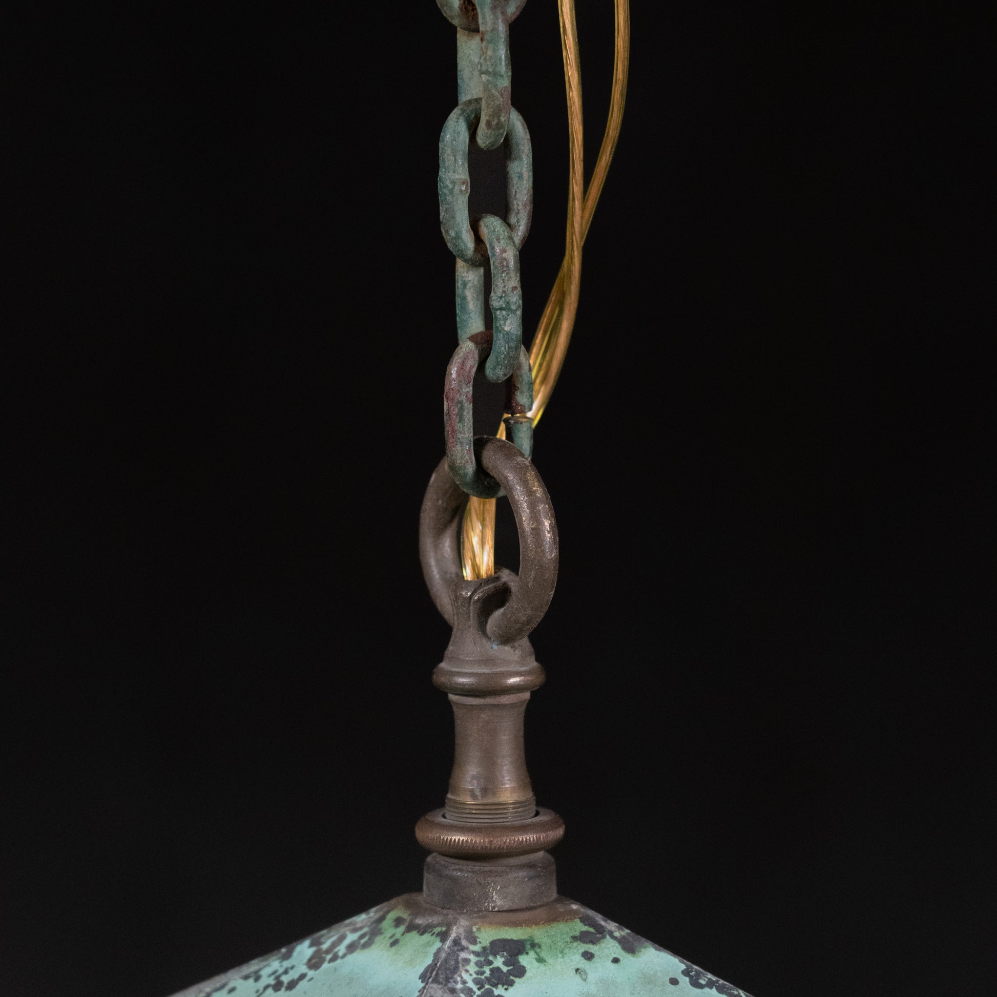 copper lantern pendant | Scott Landon Antiques and Interiors.