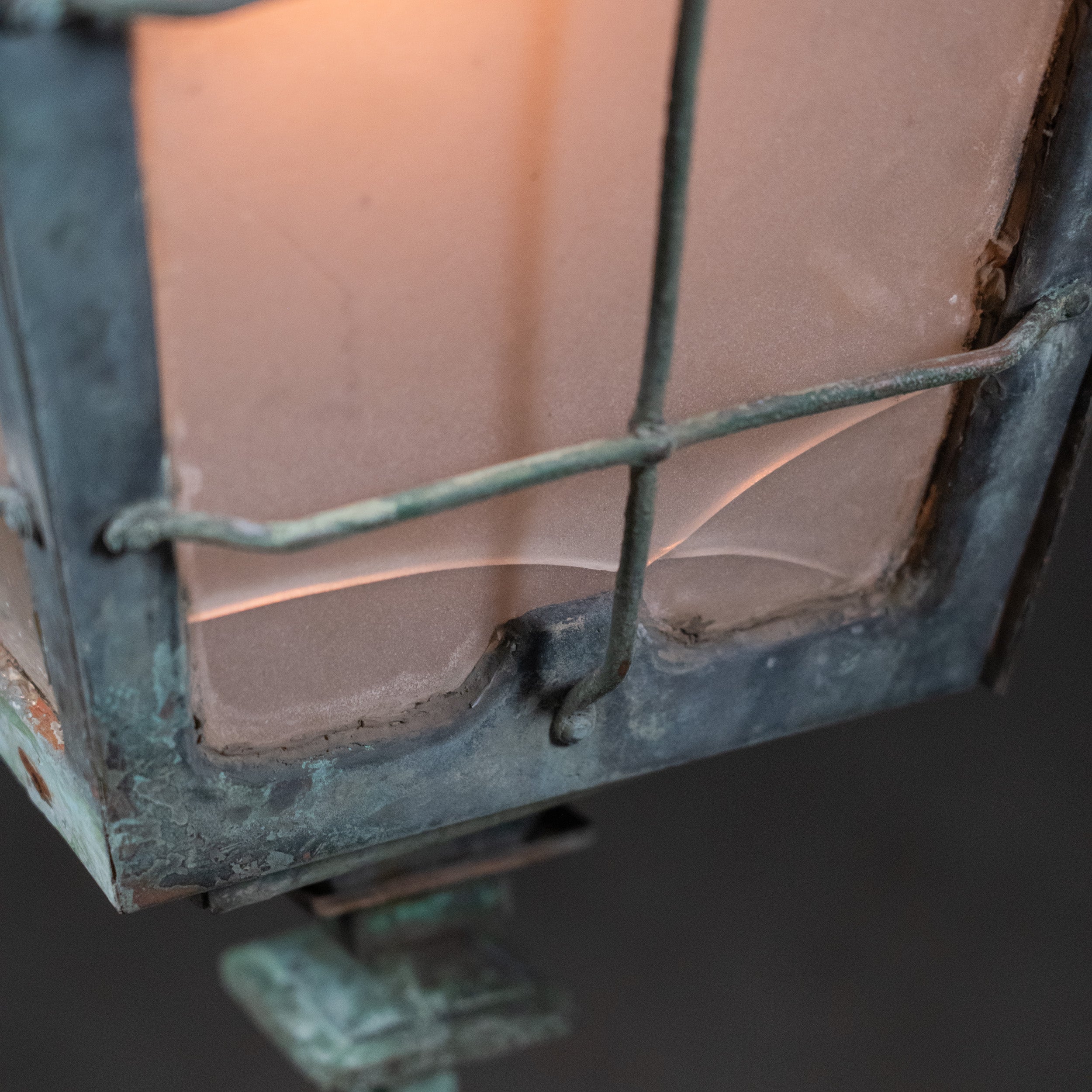 copper lantern pendant | Scott Landon Antiques and Interiors.