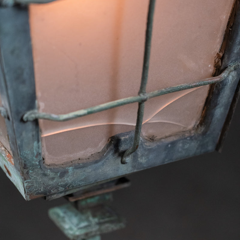 copper lantern pendant | Scott Landon Antiques and Interiors.