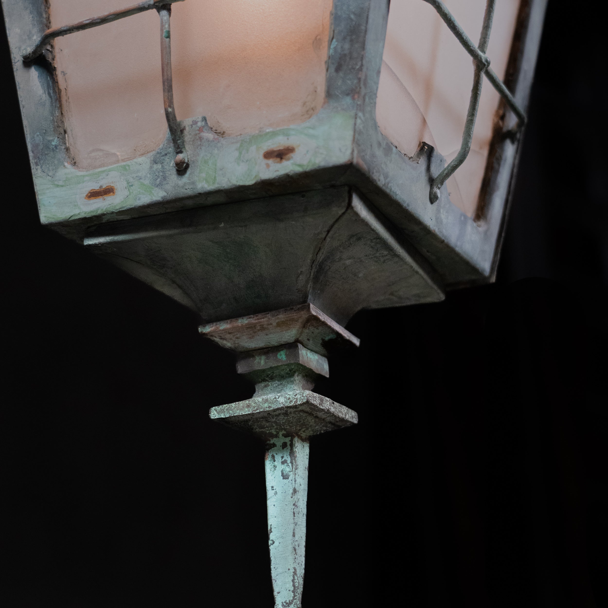 copper lantern pendant | Scott Landon Antiques and Interiors.