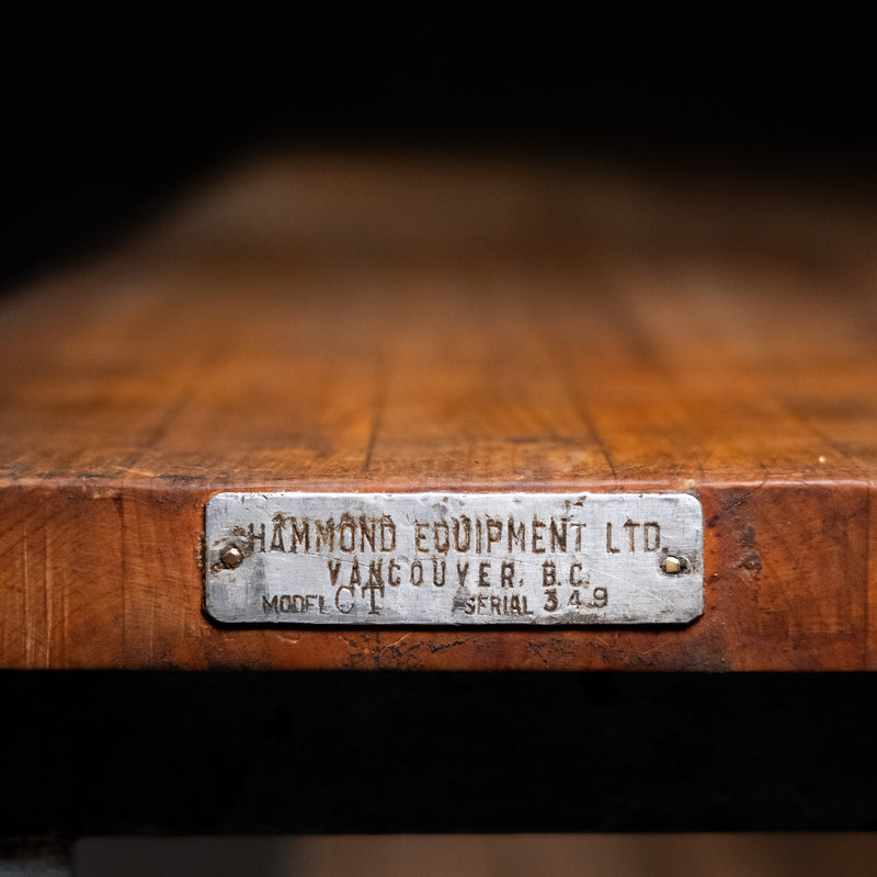 industrial table | Scott Landon Antiques and Interiors.