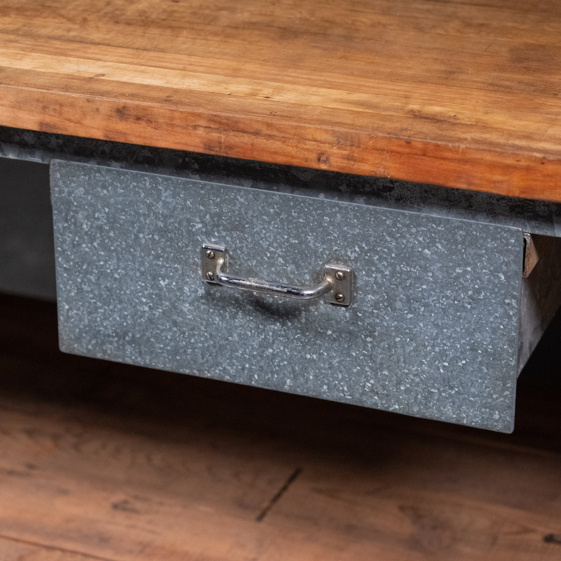 industrial table | Scott Landon Antiques and Interiors.