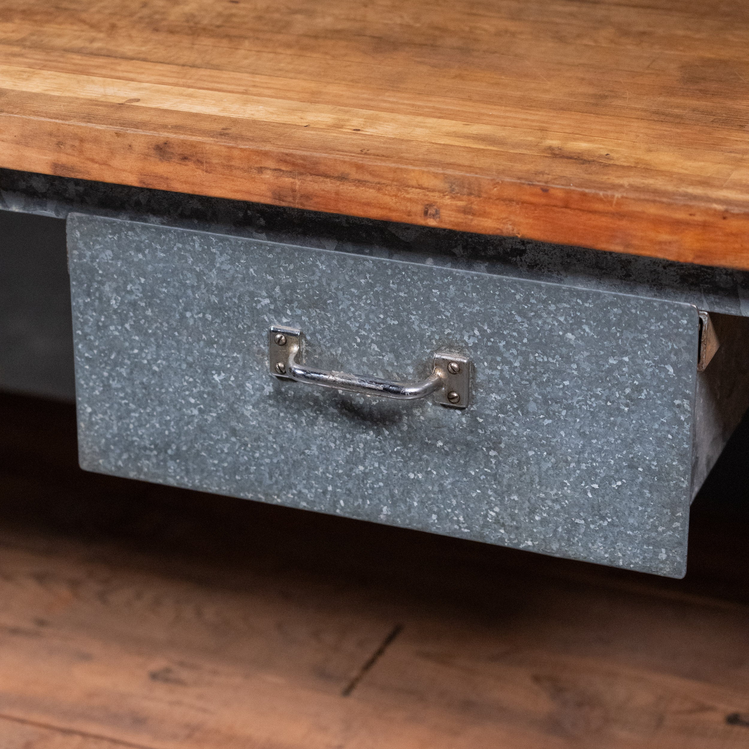 industrial table | Scott Landon Antiques and Interiors.