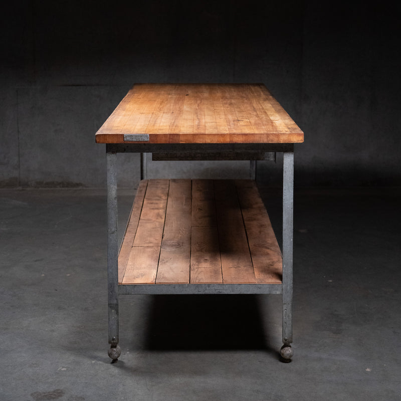 industrial table | Scott Landon Antiques and Interiors.