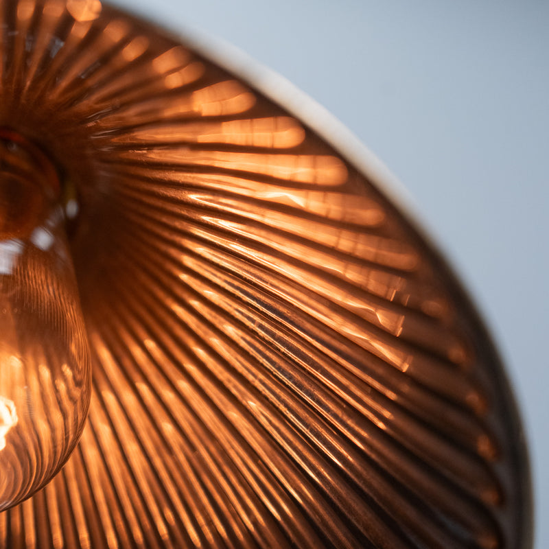 brass mercury shade sconces | Scott Landon Antiques and Interiors.