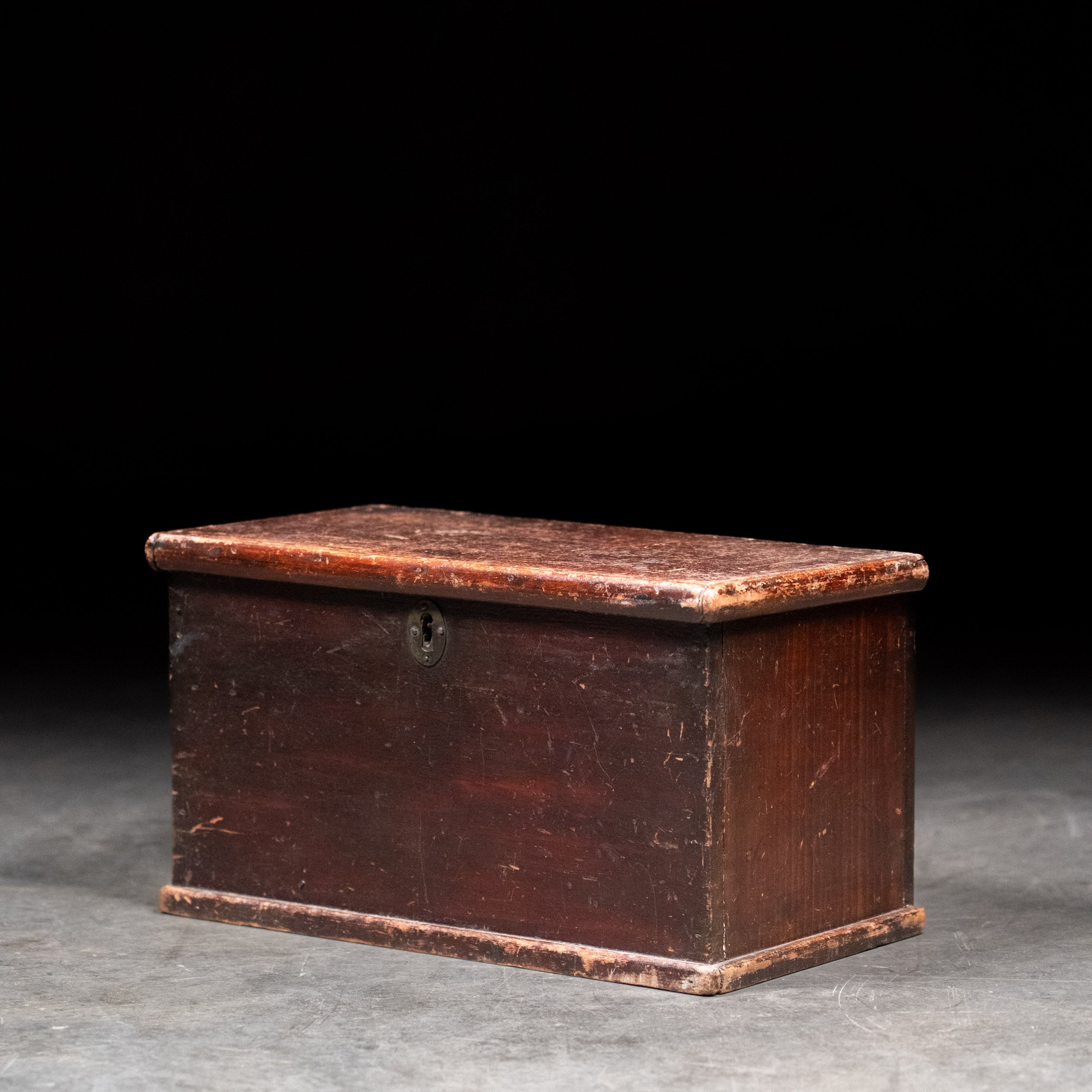 1890 Small Pine Document Box