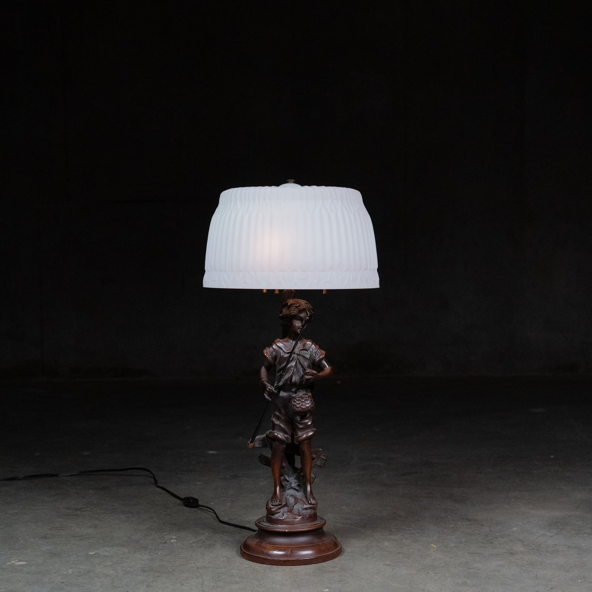 fishing lamp | Scott Landon Antiques and Interiors.