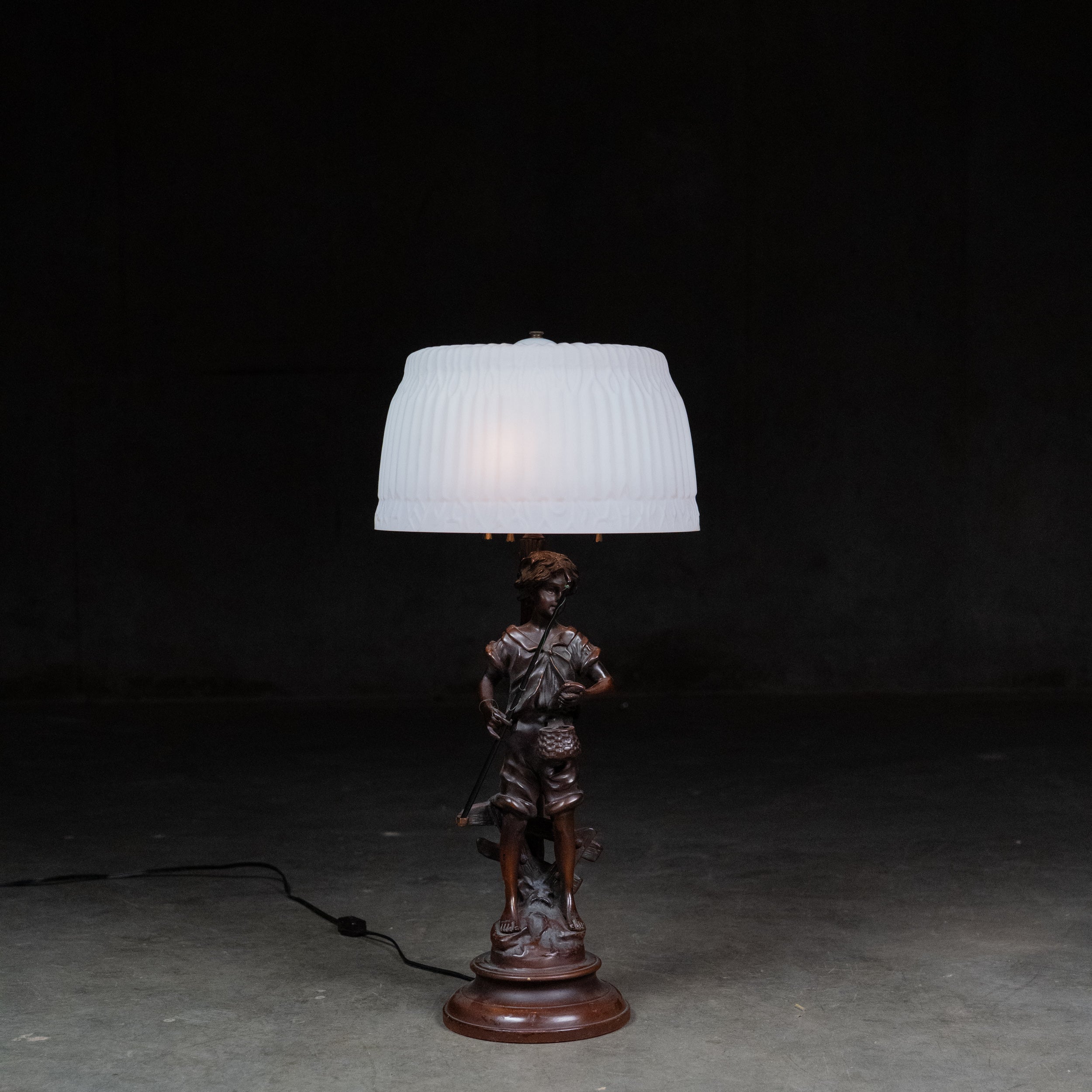 fishing lamp | Scott Landon Antiques and Interiors.