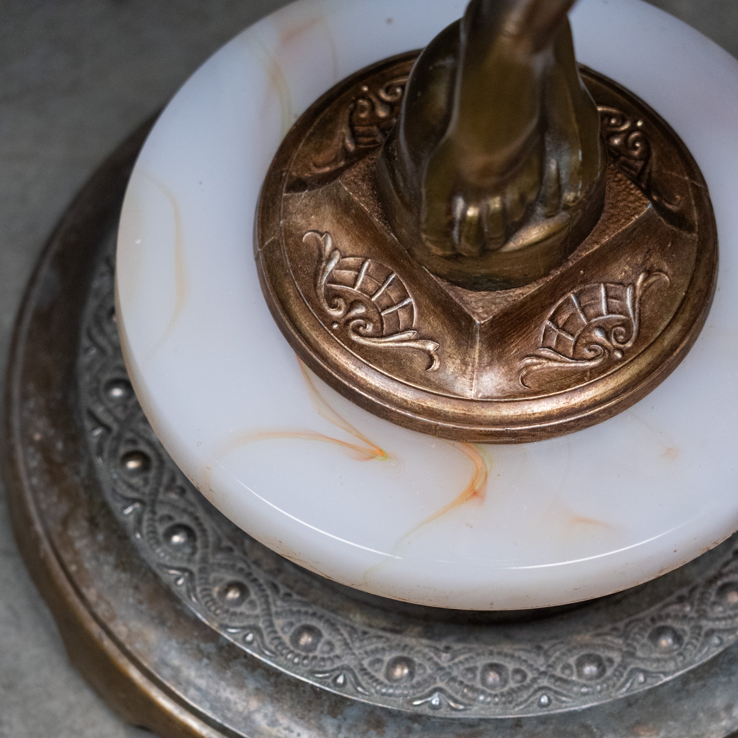 Bronze Statue Ashtray | Scott Landon Antiques and Interiors.