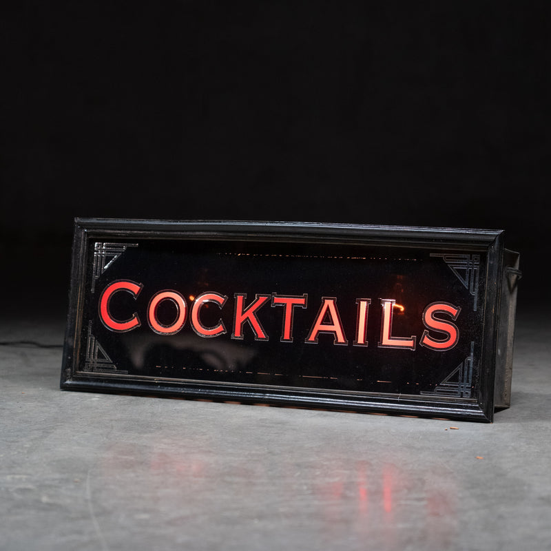 Cocktails sign | Scott Landon Antiques and Interiors.