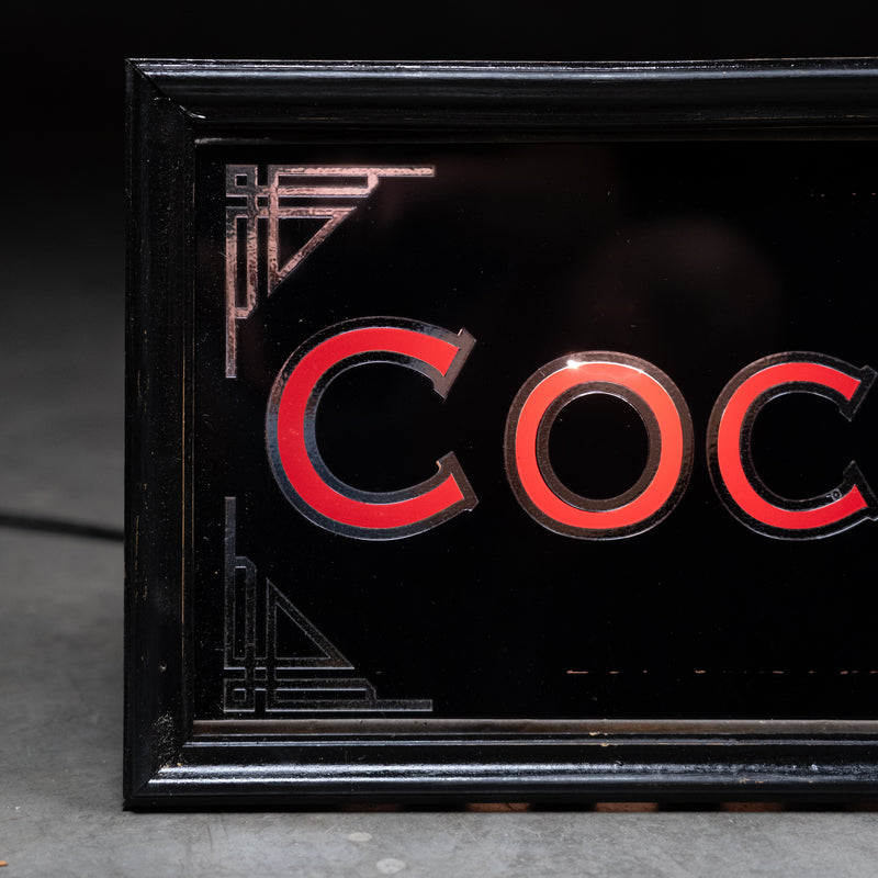 Cocktails sign | Scott Landon Antiques and Interiors.