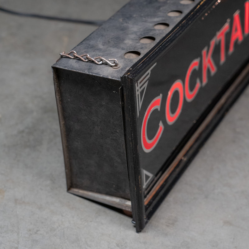 Cocktails sign | Scott Landon Antiques and Interiors.
