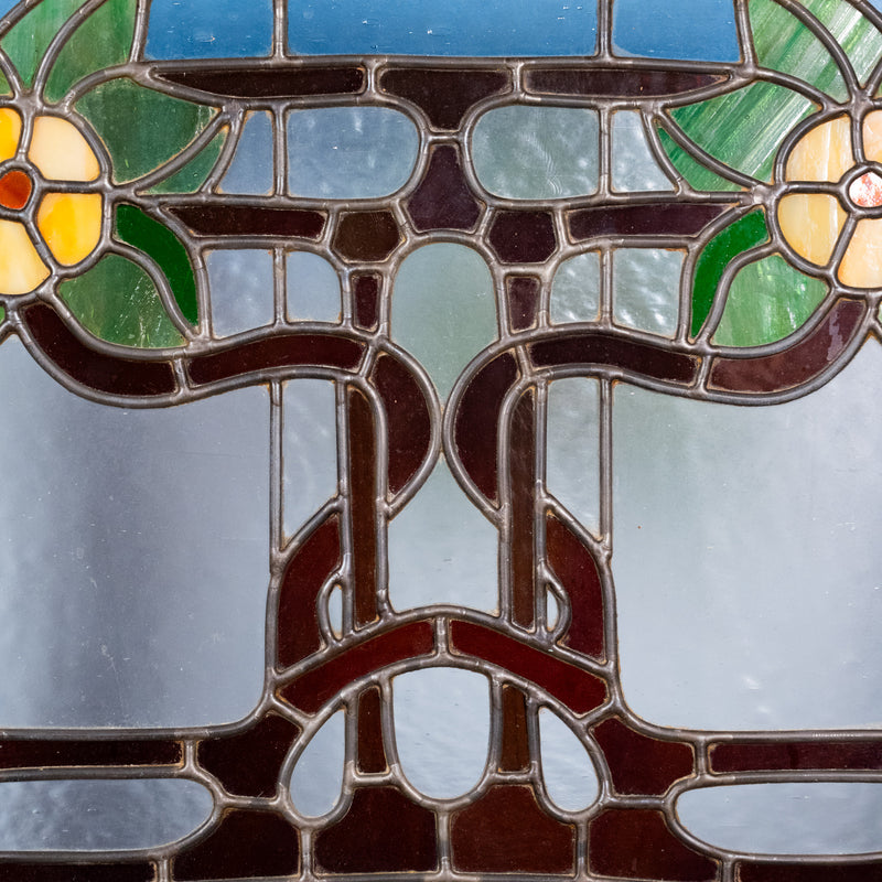 stain glass window | Scott Landon Antiques and Interiors.