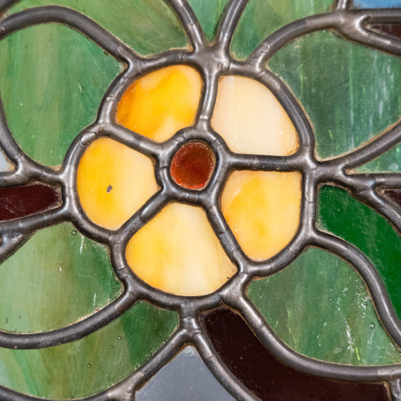 stain glass window | Scott Landon Antiques and Interiors.