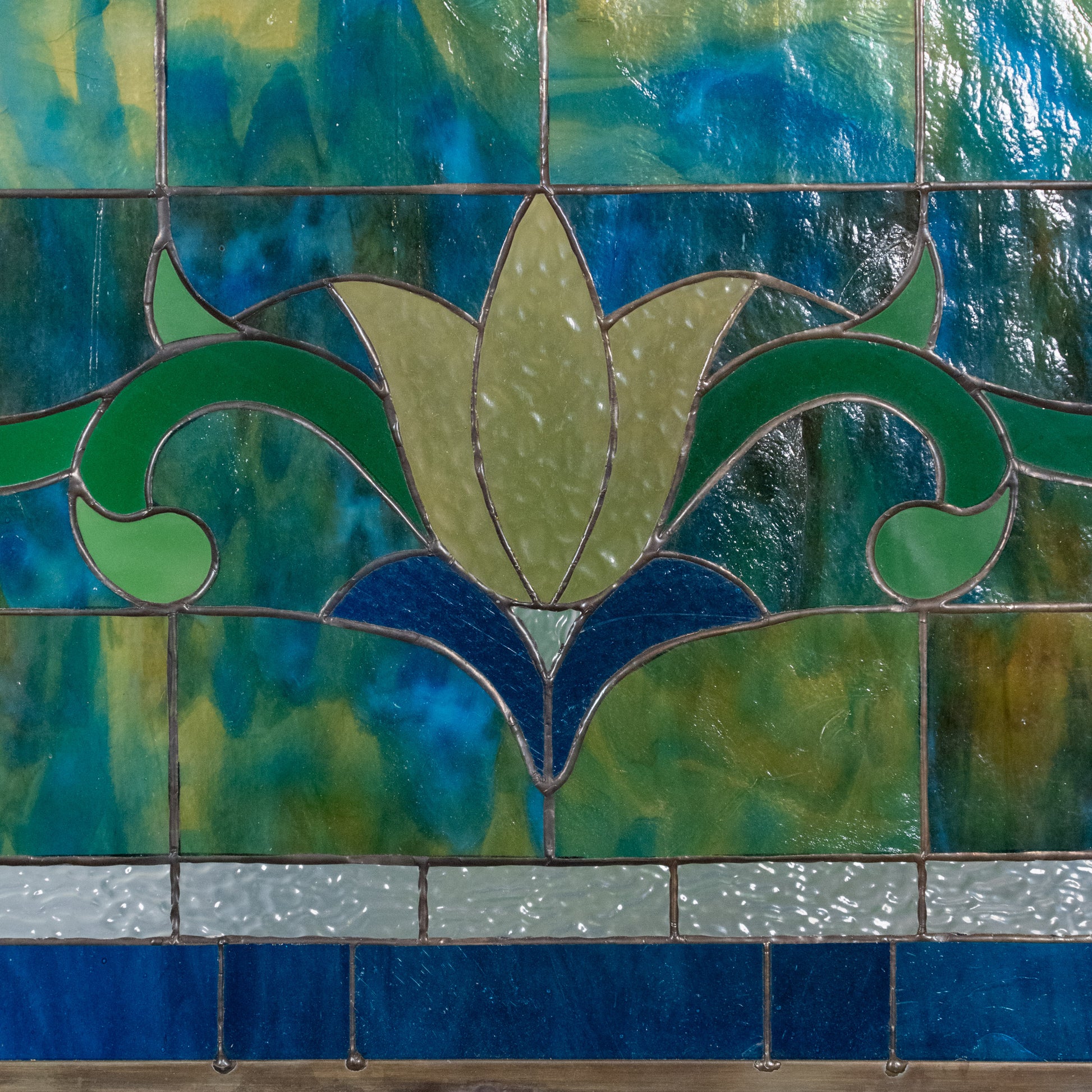 stain glass window | Scott Landon Antiques and Interiors.