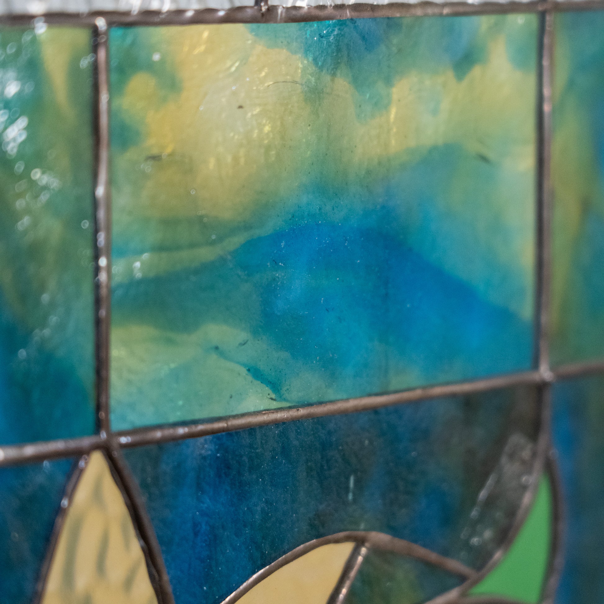 stain glass window | Scott Landon Antiques and Interiors.