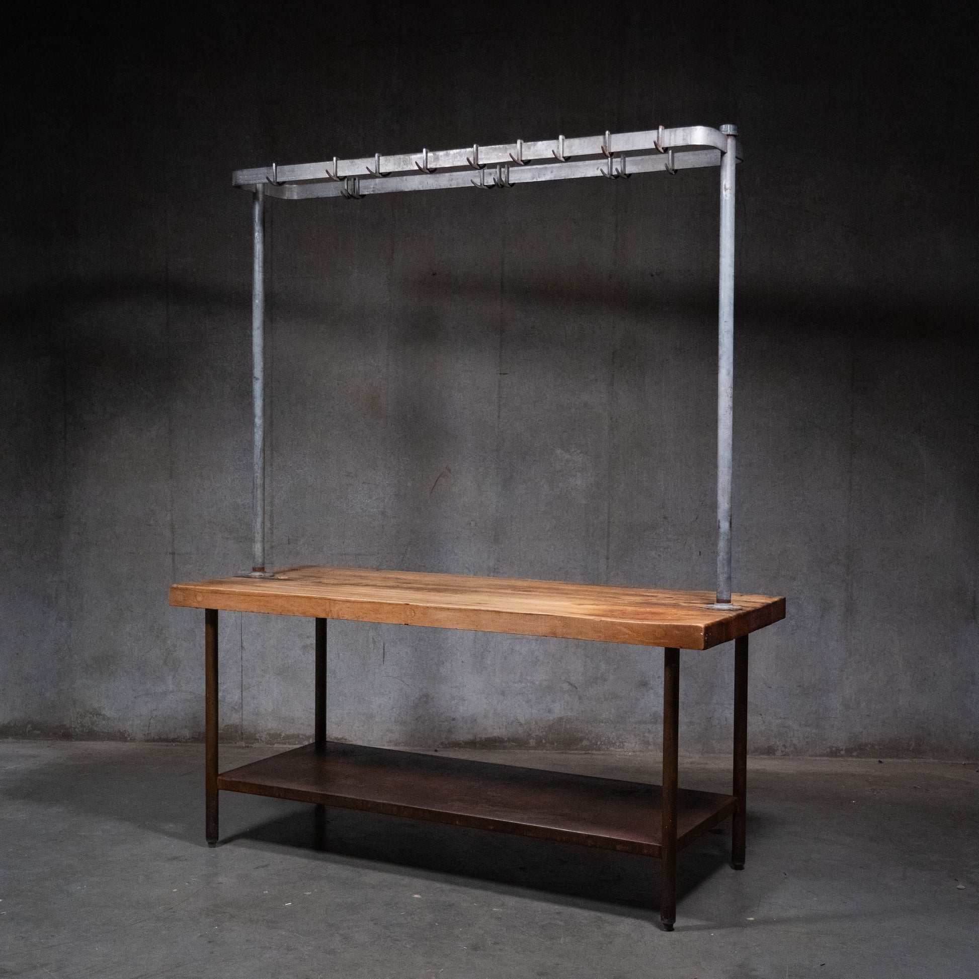 meat hook table | Scott Landon Antiques and Interiors.