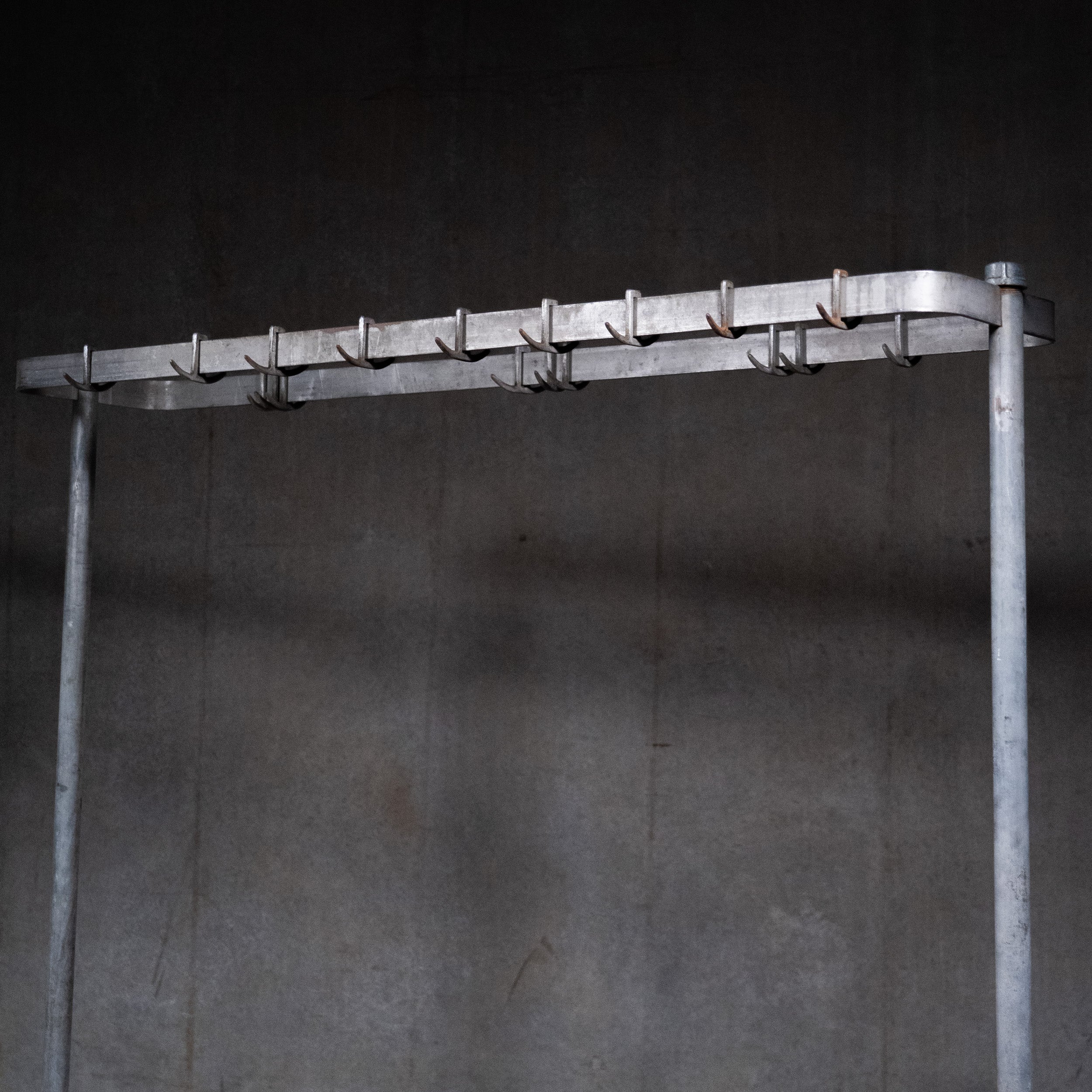meat hook table | Scott Landon Antiques and Interiors.