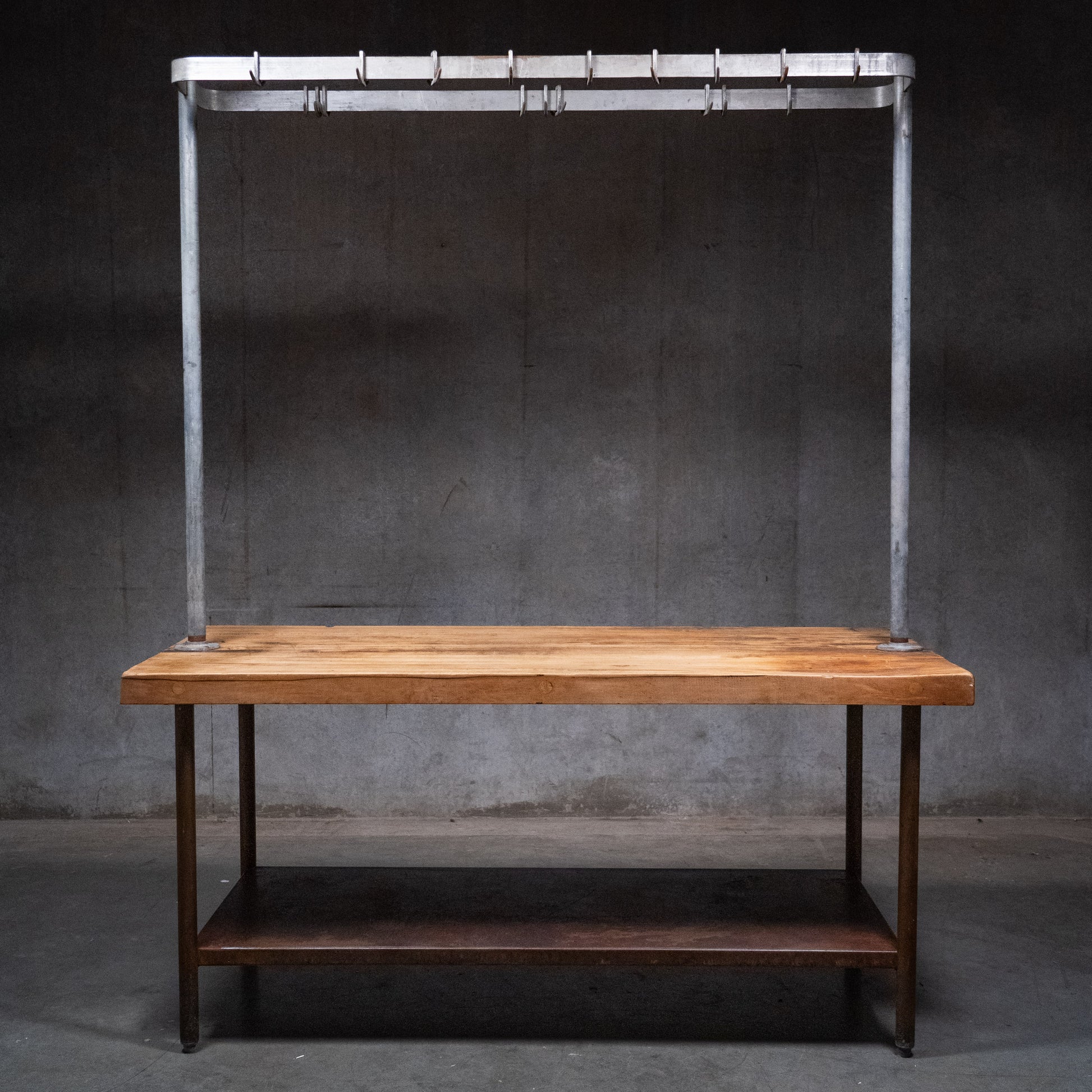 meat hook table | Scott Landon Antiques and Interiors.