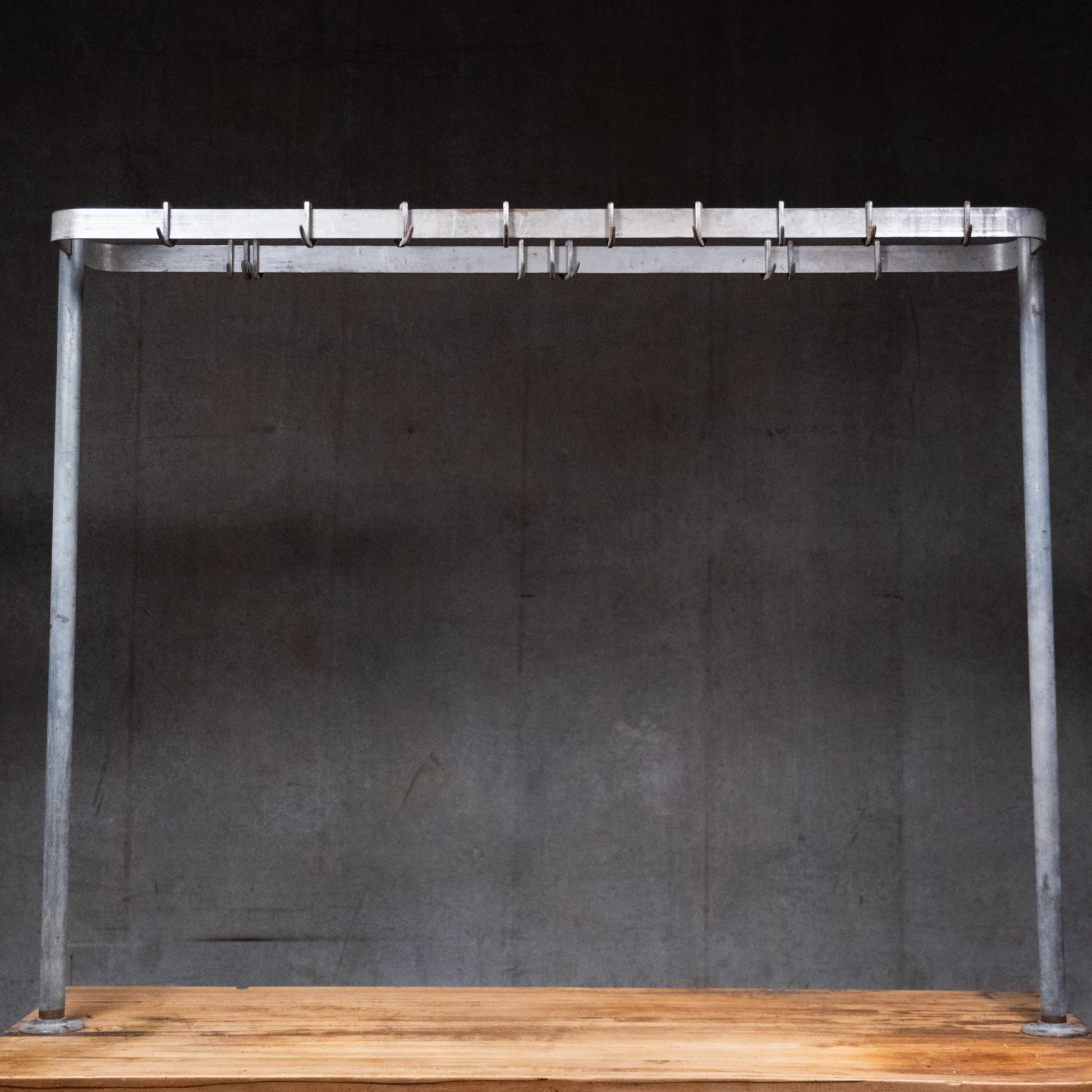 meat hook table | Scott Landon Antiques and Interiors.
