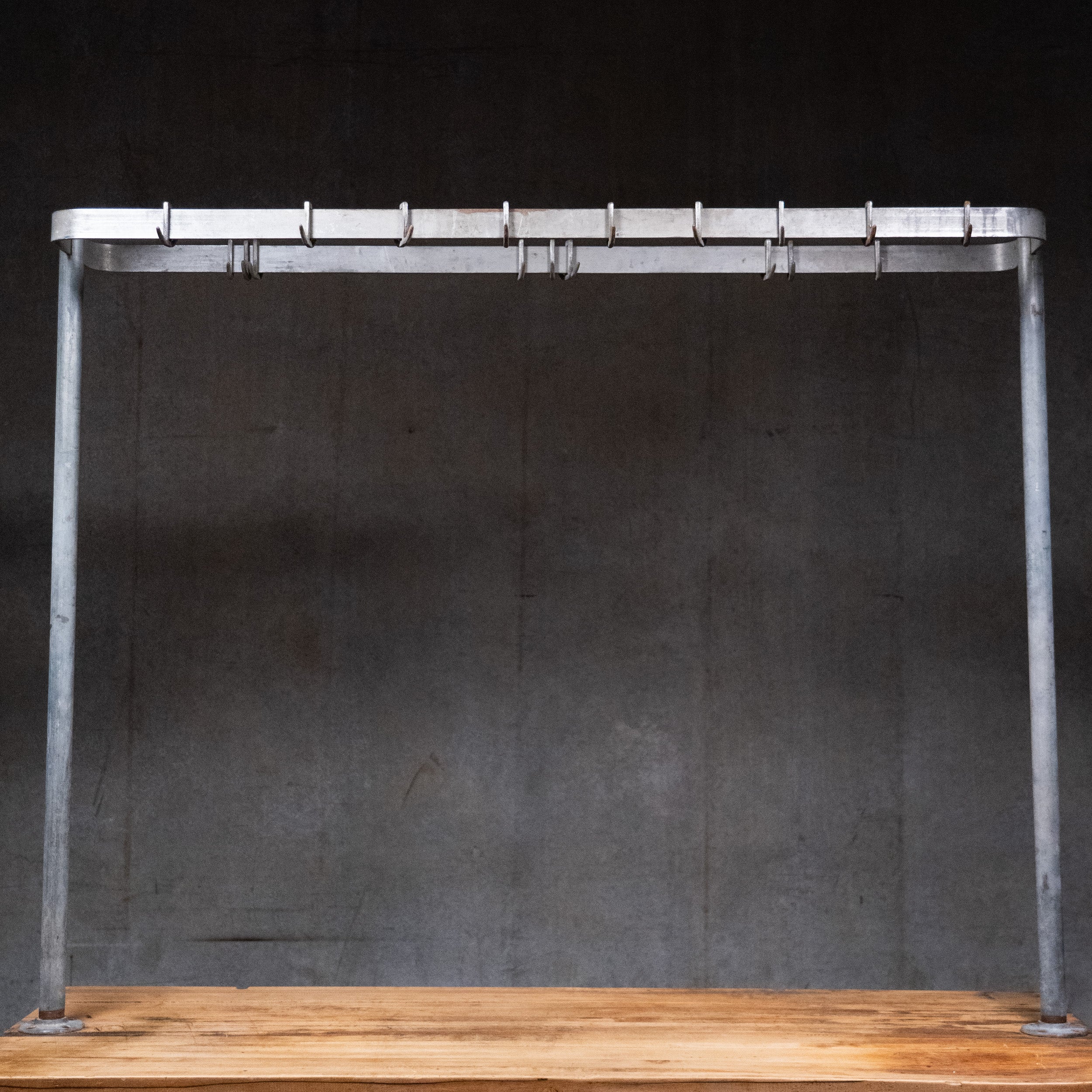 meat hook table | Scott Landon Antiques and Interiors.