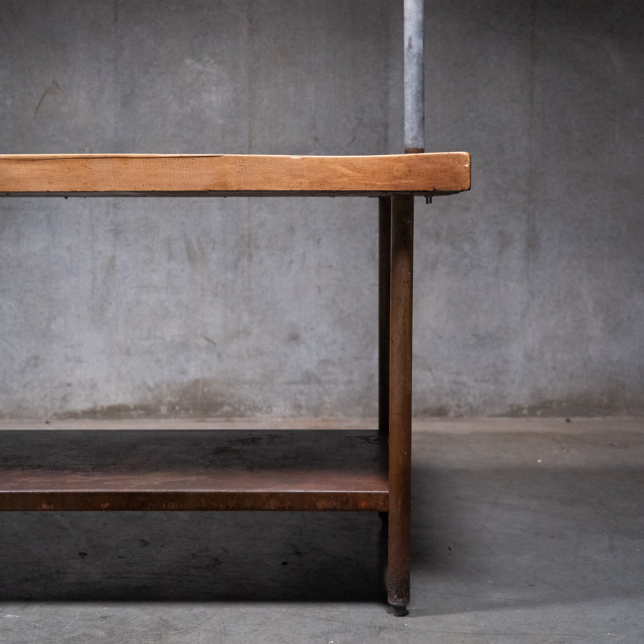 meat hook table | Scott Landon Antiques and Interiors.