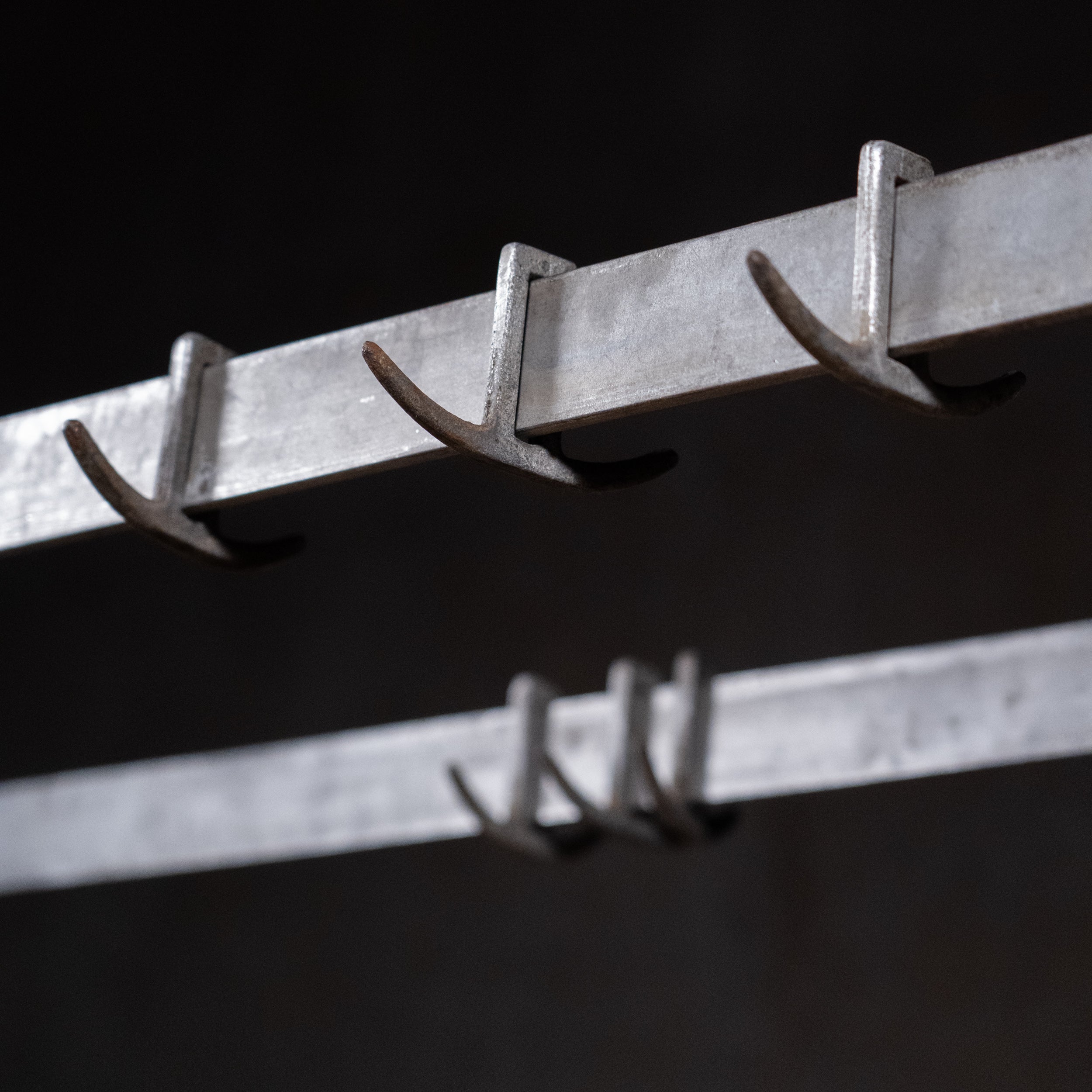 meat hook table | Scott Landon Antiques and Interiors.