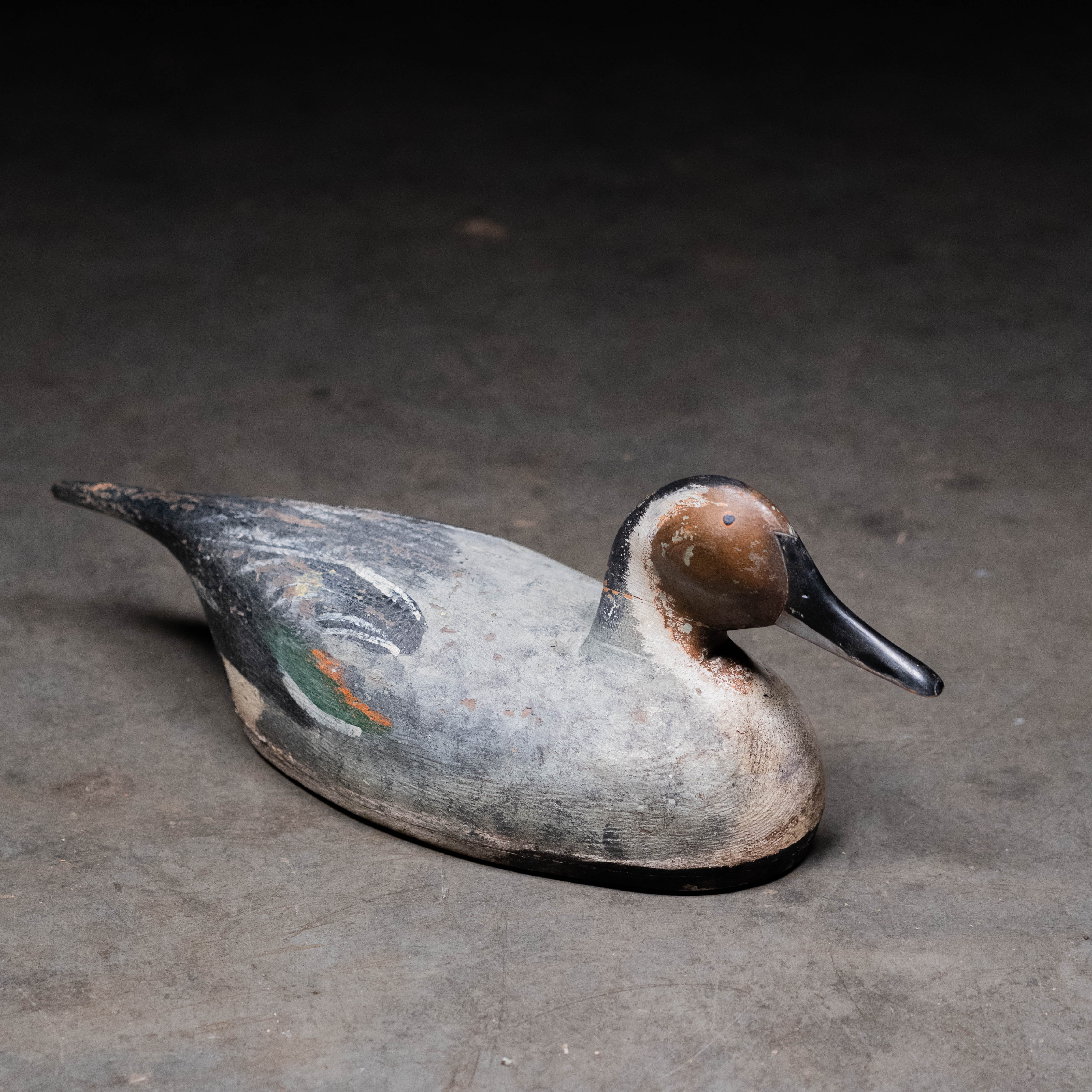 1930 Wooden Bc carved duck decoy