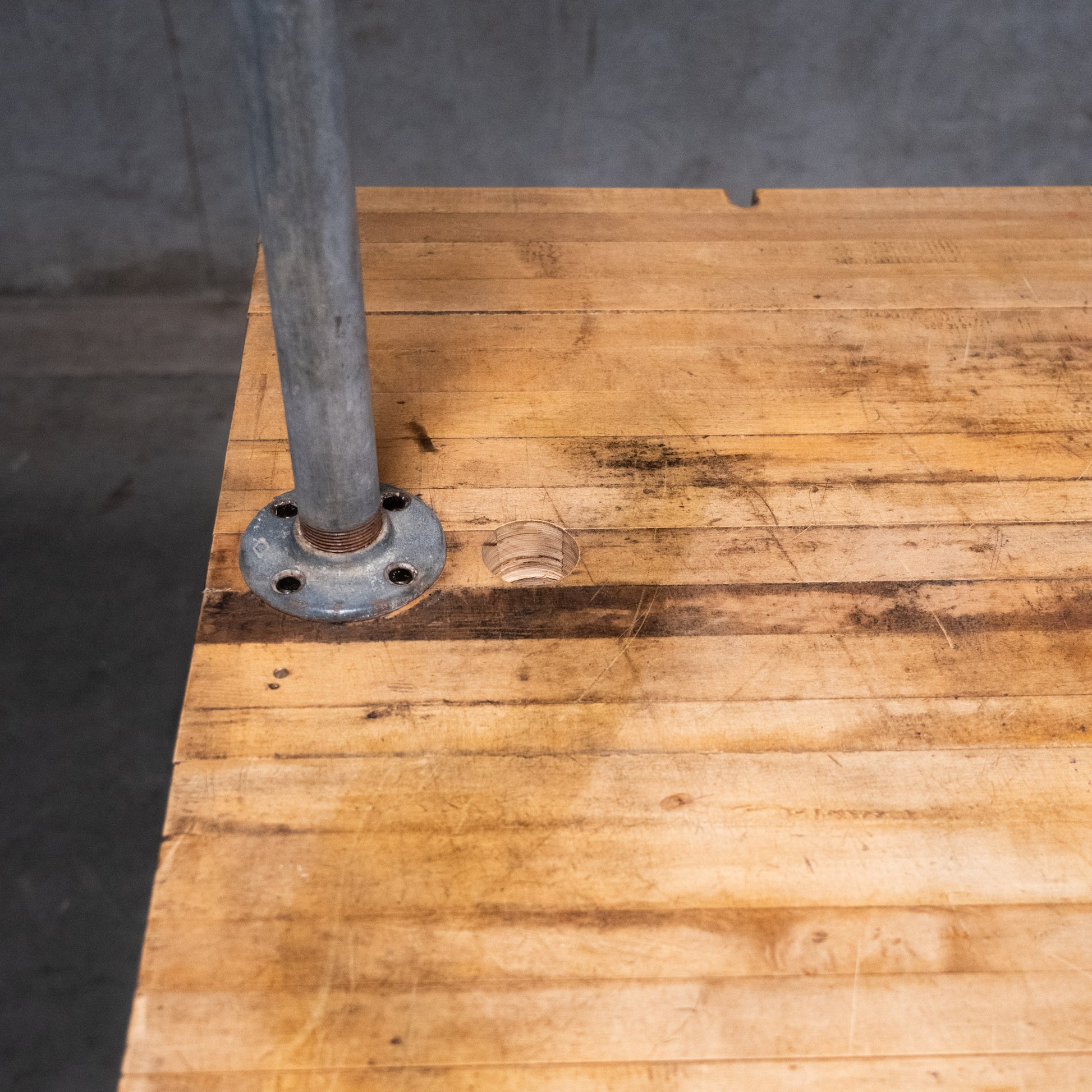 meat hook table | Scott Landon Antiques and Interiors.