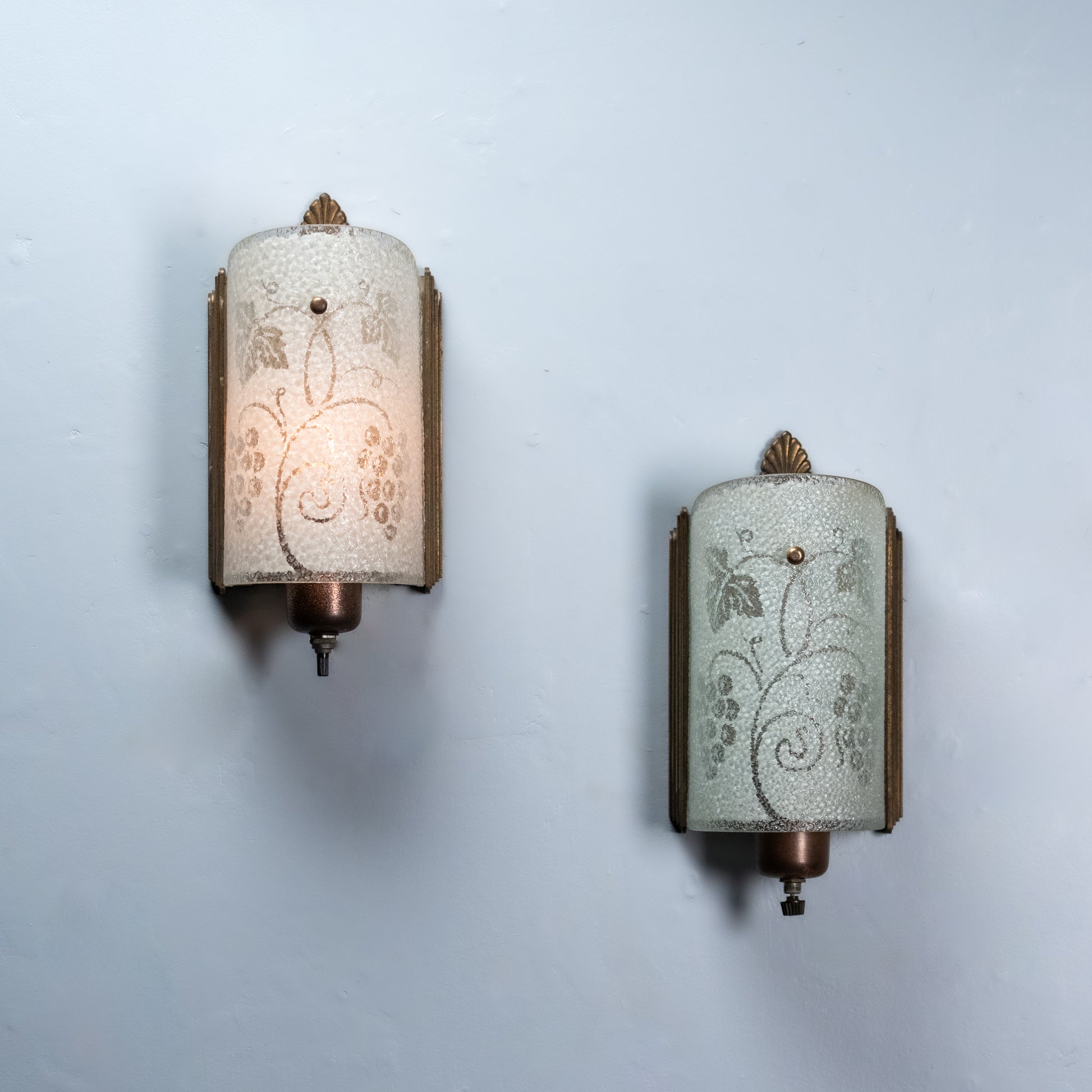 grape sconces | Scott Landon Antiques and Interiors.