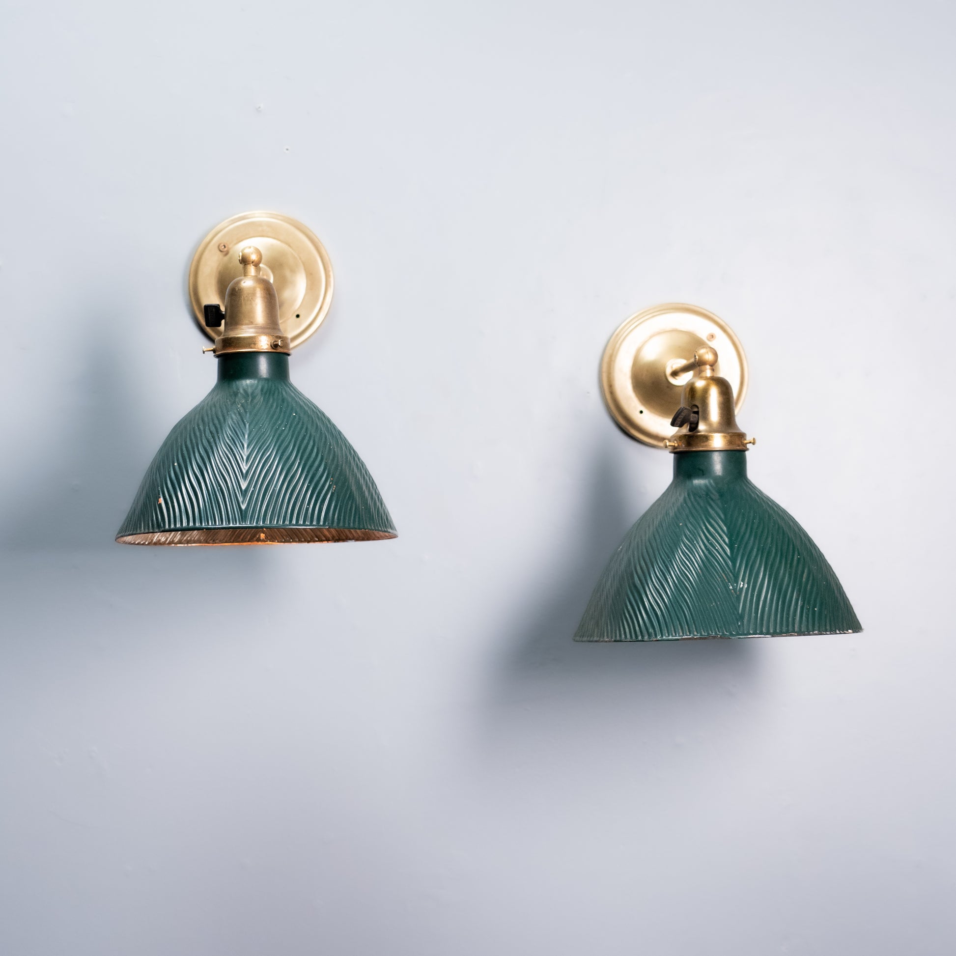 mercury shade sconces | Scott Landon Antiques and Interiors.