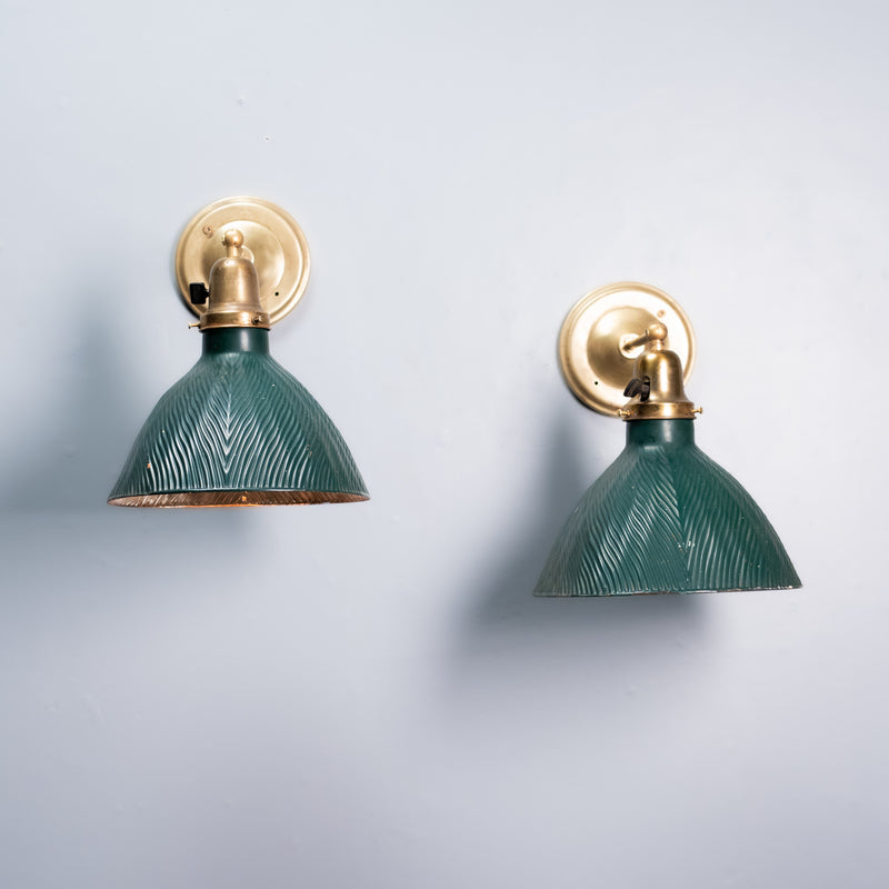 mercury shade sconces | Scott Landon Antiques and Interiors.