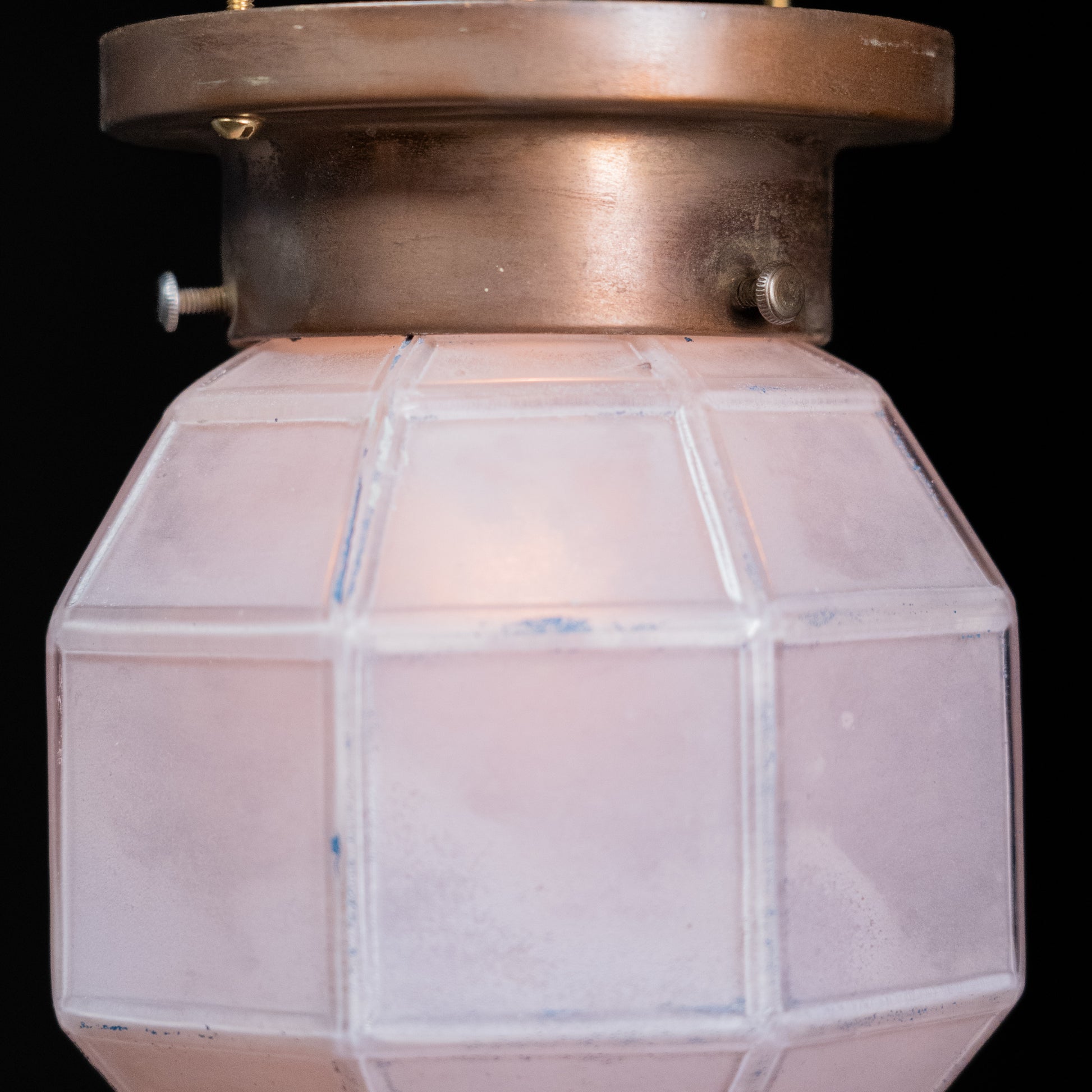 copper flush mount | Scott Landon Antiques and Interiors.